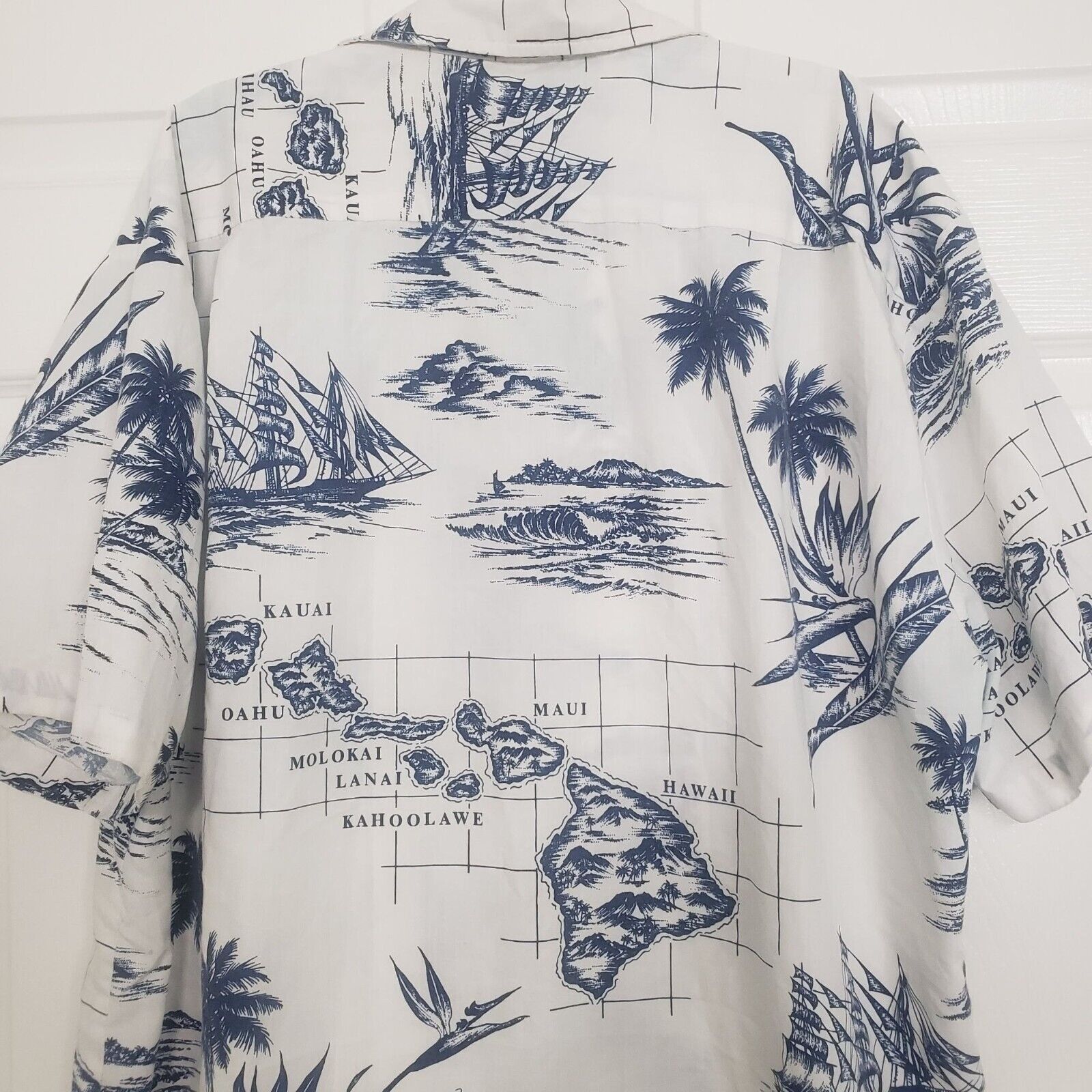 Designer Vintage Rai Nani Hawaiian Shirt Mens Size XL Ship Island Size XL / US 12-14 / IT 48-50 - 10 Thumbnail