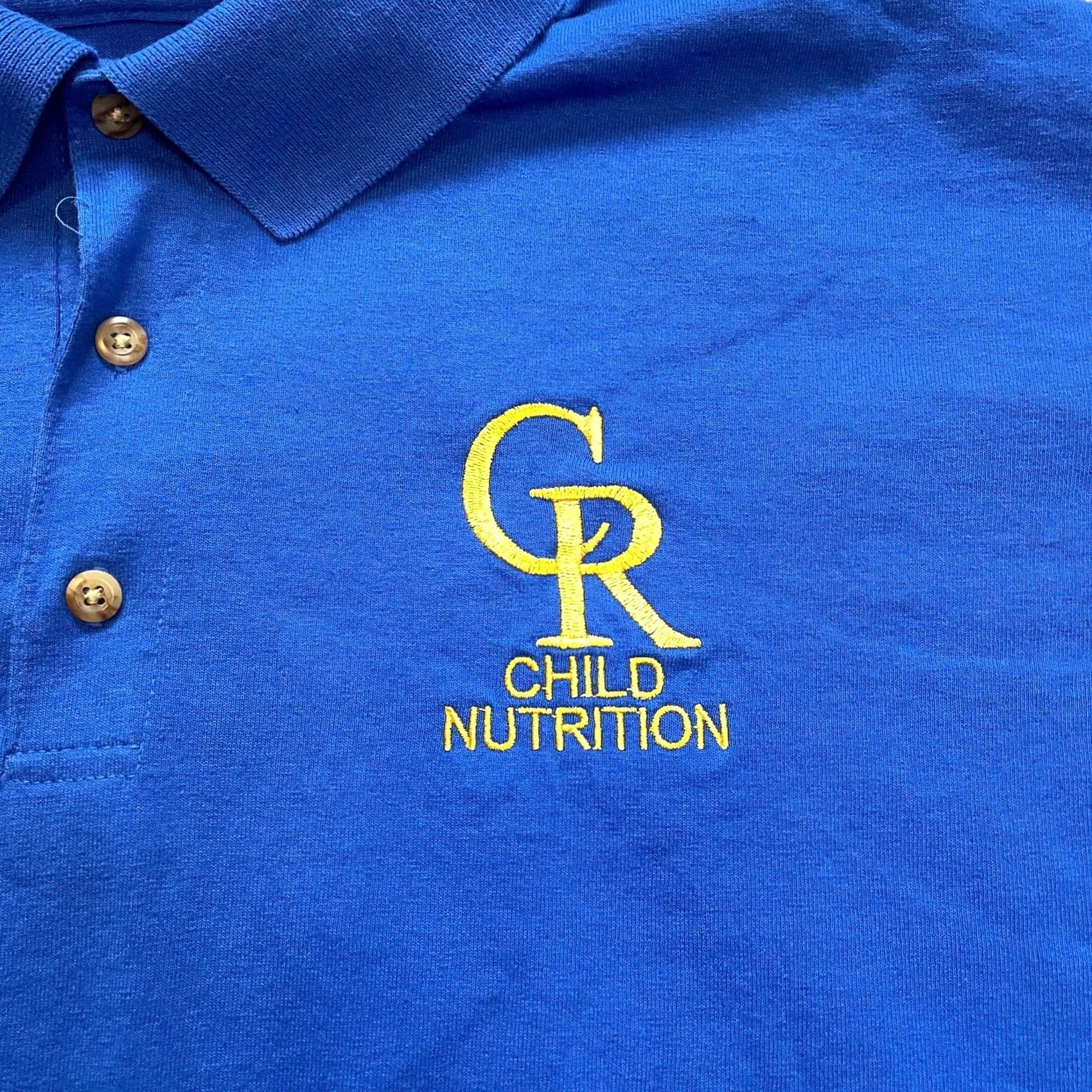 Gildan VINTAGE Gildan Dryblend Polo Shirt Mens L Blue Logo Embroidered Size US L / EU 52-54 / 3 - 3 Thumbnail