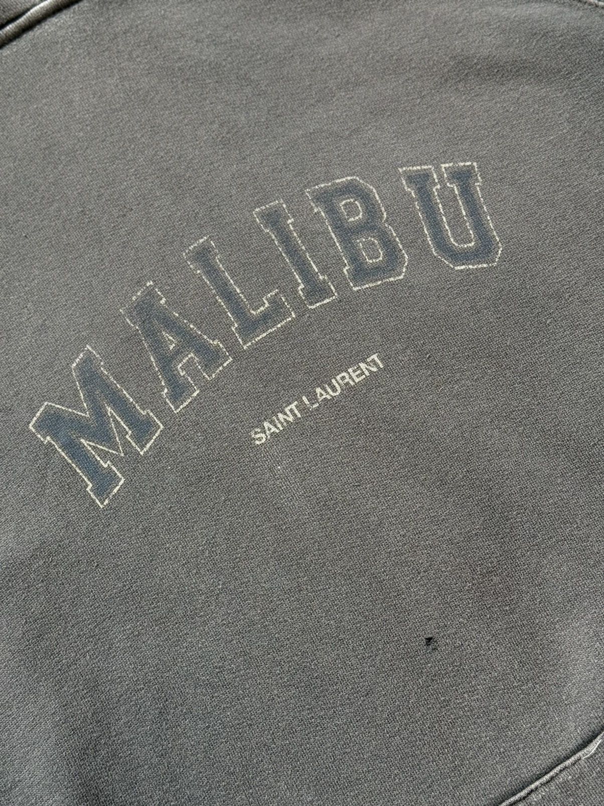 Saint Laurent Paris THRASHED Hedi era MALIBU hoodie Size US S / EU 44-46 / 1 - 5 Thumbnail