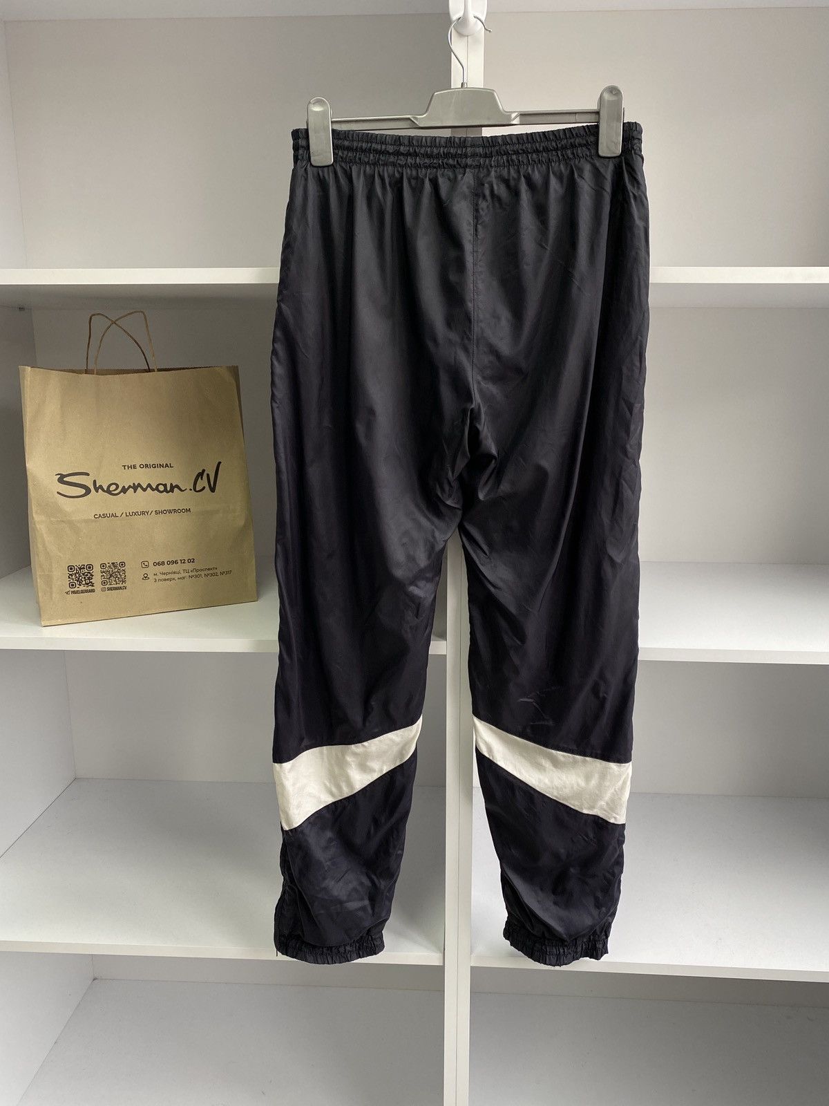 Adidas × Vintage Vintage Adidas Nylon Drill Track Pants 90S Size US 31 - 9 Thumbnail