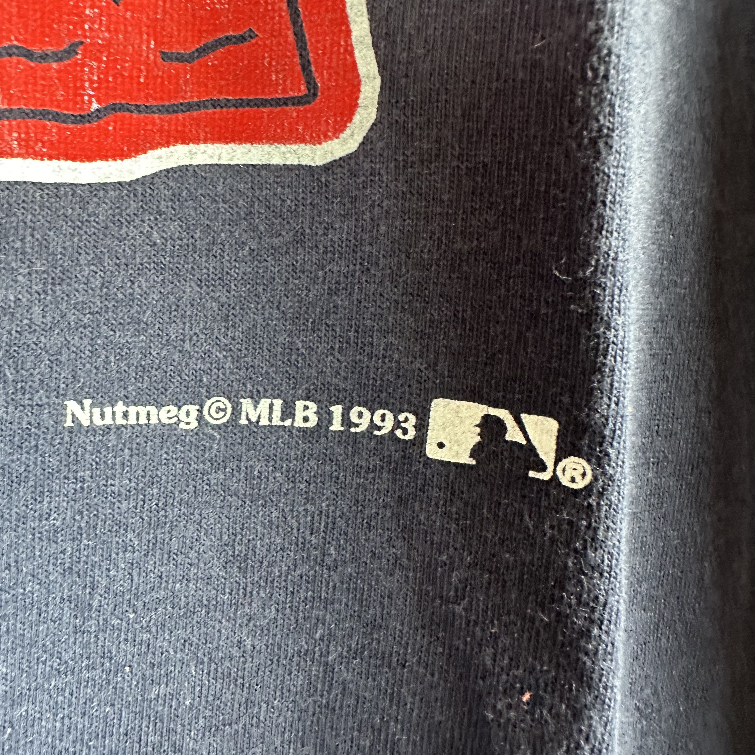 Vintage ​​​​Vintage 1993 Atlanta Braves MLB Nutmeg XL T-Shirt Size US L / EU 52-54 / 3 - 3 Thumbnail