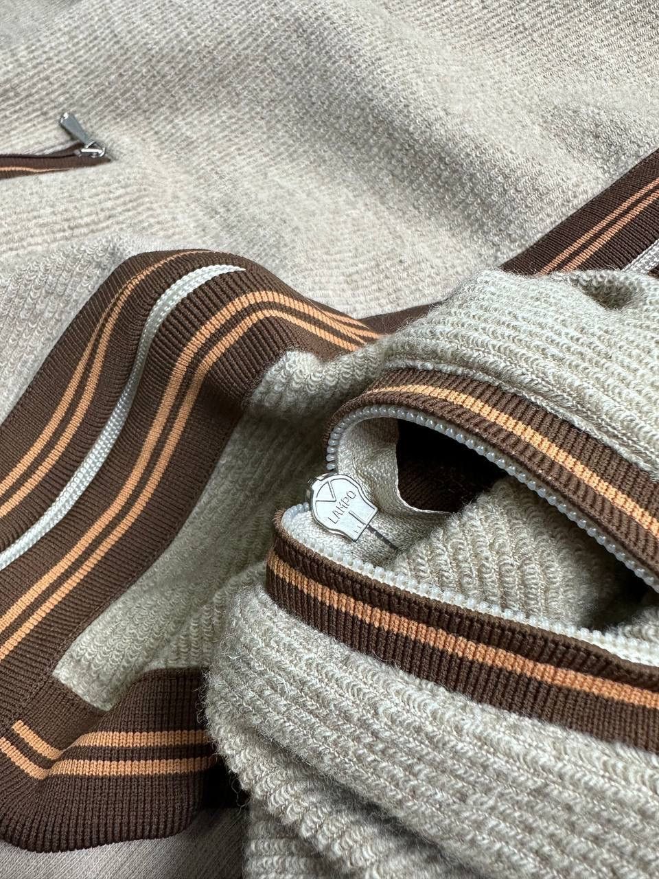Diesel Vintage 90s Diesel Lampo Knit Zip Sweater L Size US L / EU 52-54 / 3 - 8 Thumbnail