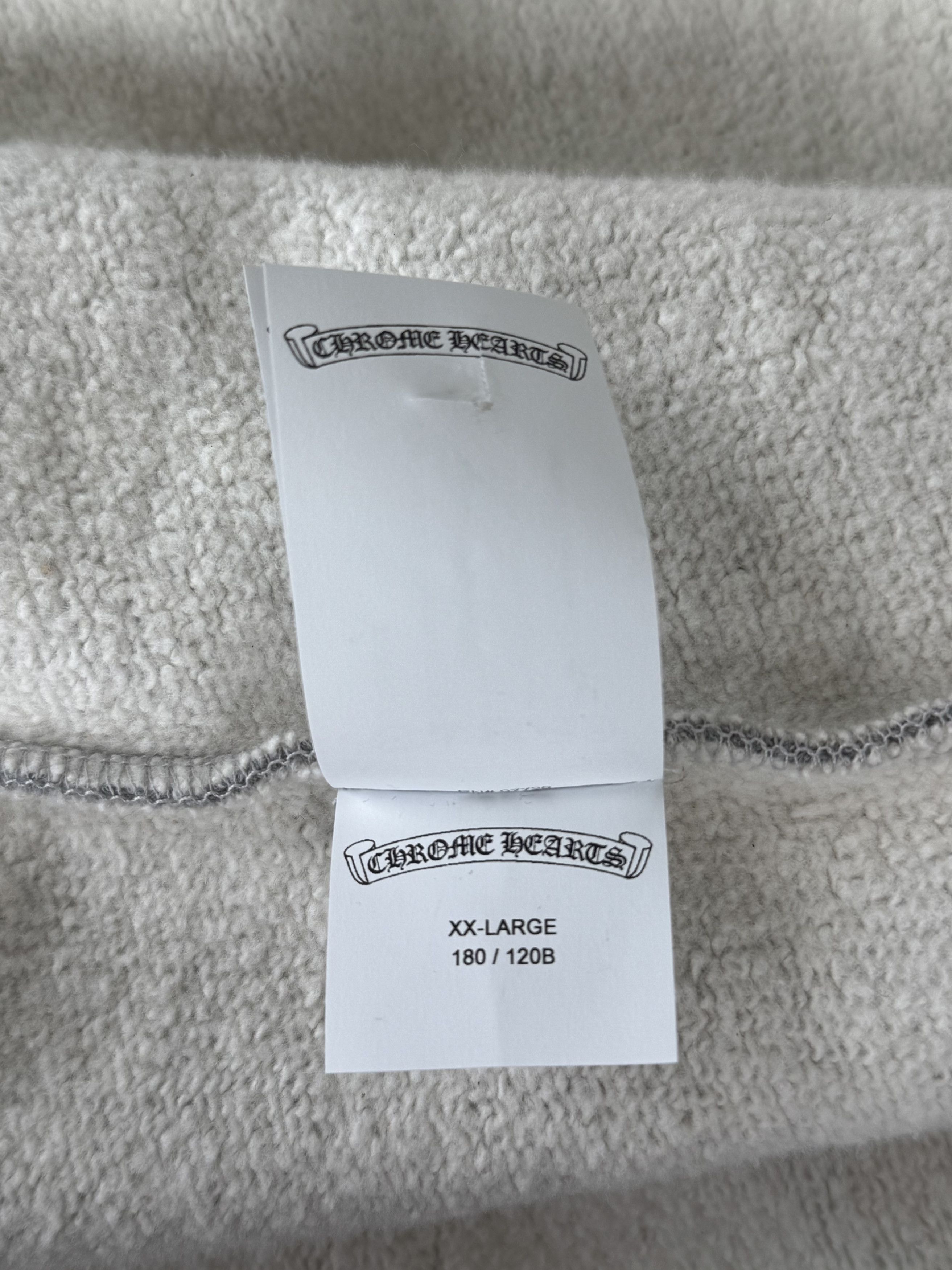 Chrome Hearts Grey & Black Triple Cross Patch Paper Jam Hoodie Size US XXL / EU 58 / 5 - 6 Thumbnail