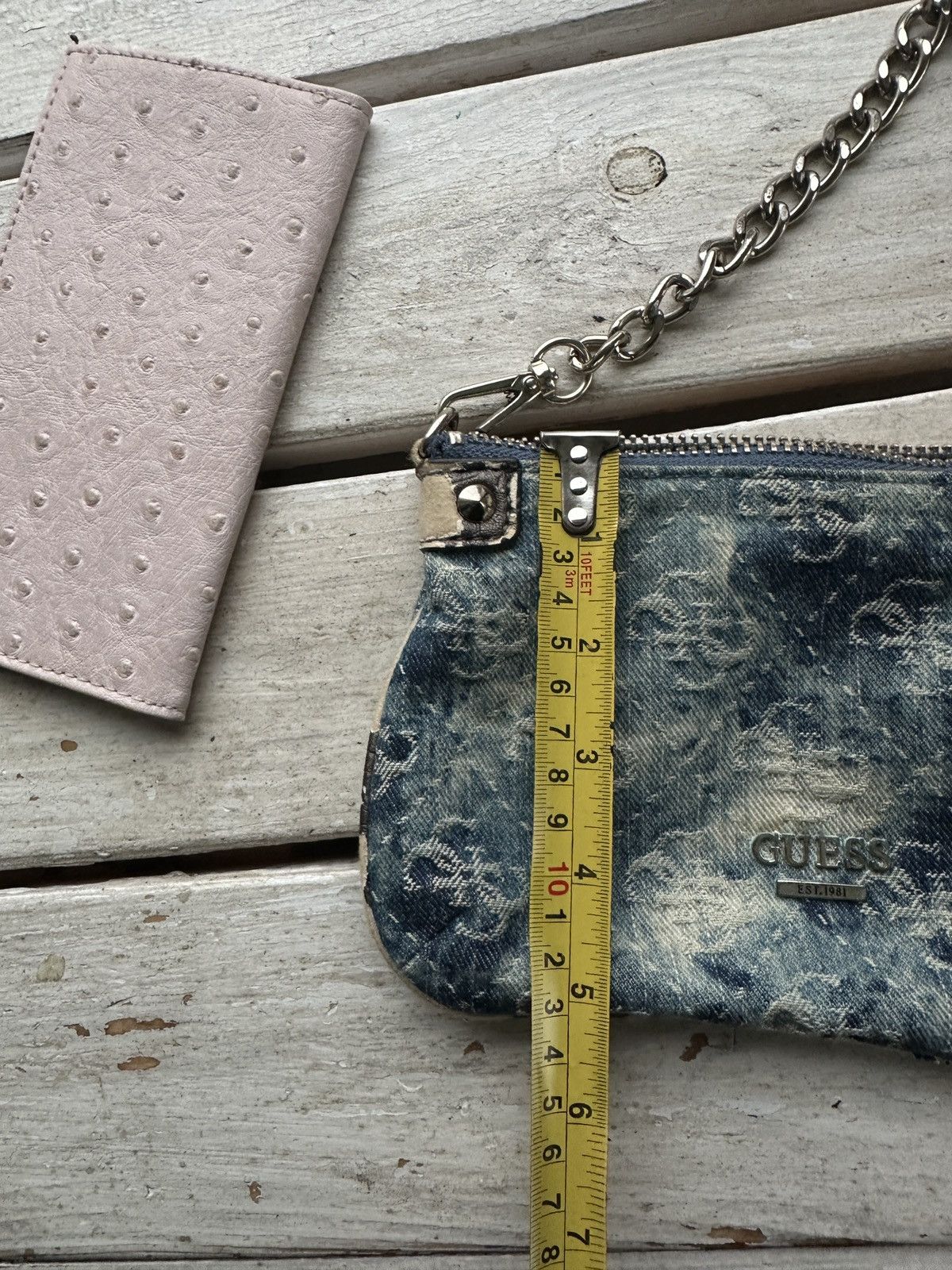 Guess 🚨Y2K Guess monogram Pink Avant-Garde Japan style hand bag Size ONE SIZE - 13 Thumbnail