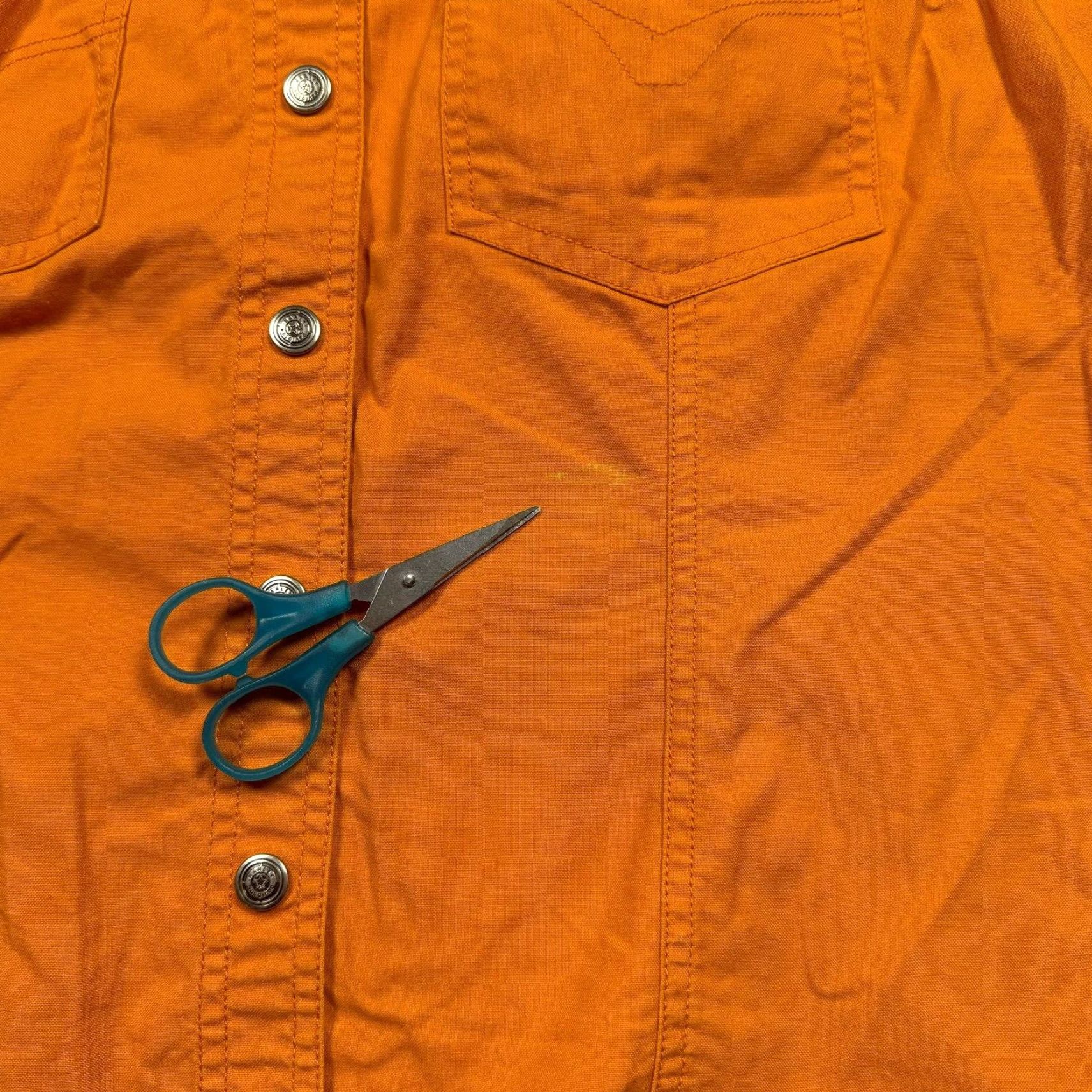 Harley Davidson VINTAGE Harley Davidson Button-Up Vest Orange Black Embroidered Biker Mens M Size US M / EU 48-50 / 2 - 8 Thumbnail
