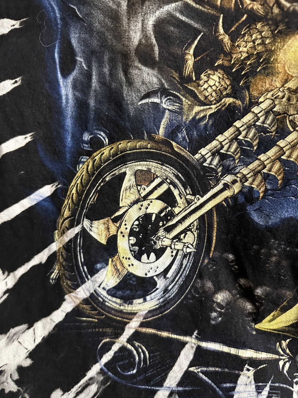Other Rare Vintage T-Short Dragon & Motorcycle Wild Copyrighting Size US L / EU 52-54 / 3 - 7 Thumbnail