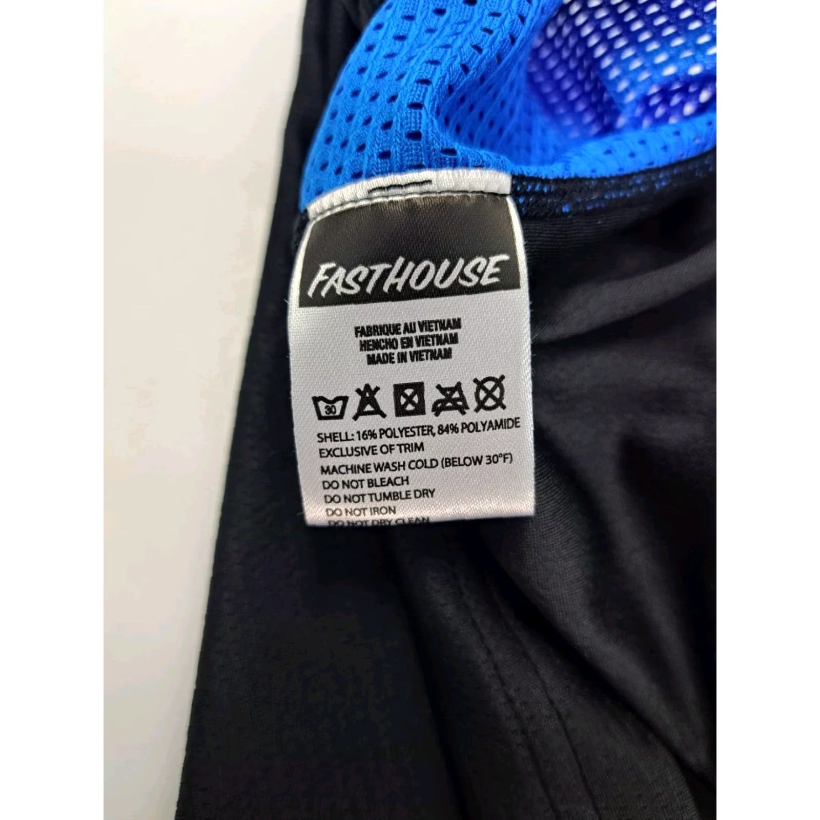 Vintage NWT Fast House Threads Fast Line Stripes Short Sleeve Blue Shirt L Mens Crew Neck Athletic 6170 T-Shirt Size US L / EU 52-54 / 3 - 8 Thumbnail