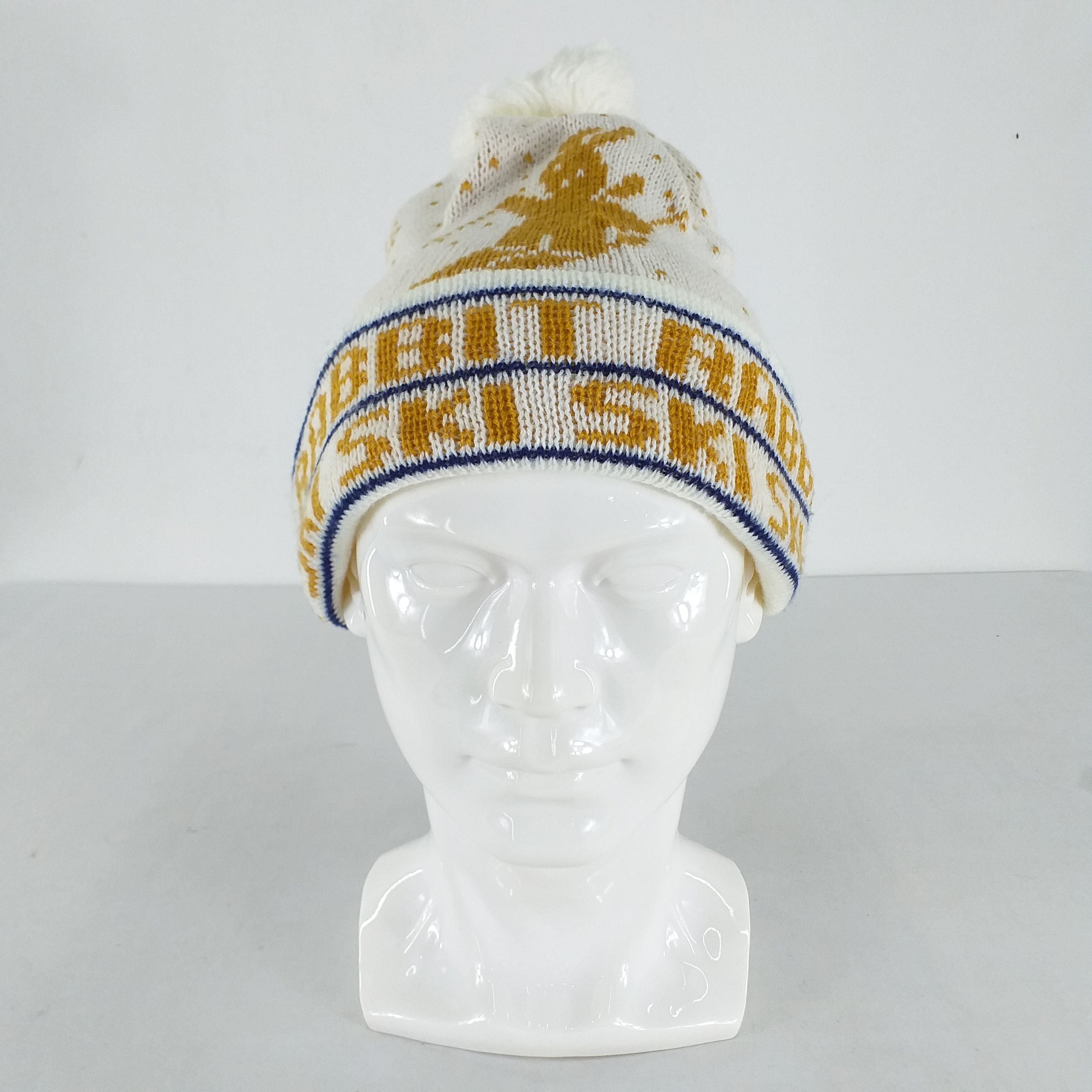 Japanese Brand Ski Rabbit Snow Cap Hat Beanie -BN228 Size ONE SIZE - 1 Thumbnail