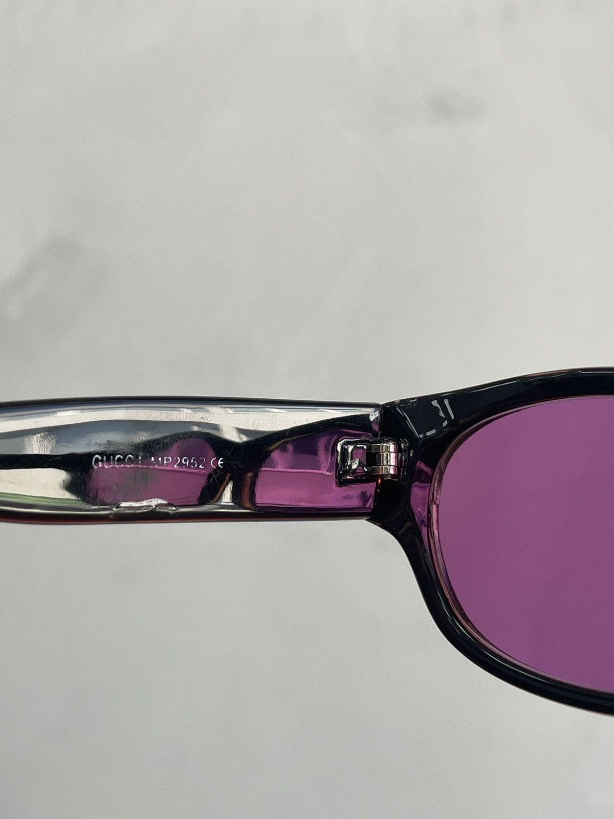 Gucci Rare Purple summer pink sunglasses y2k hype Size ONE SIZE - 4 Thumbnail