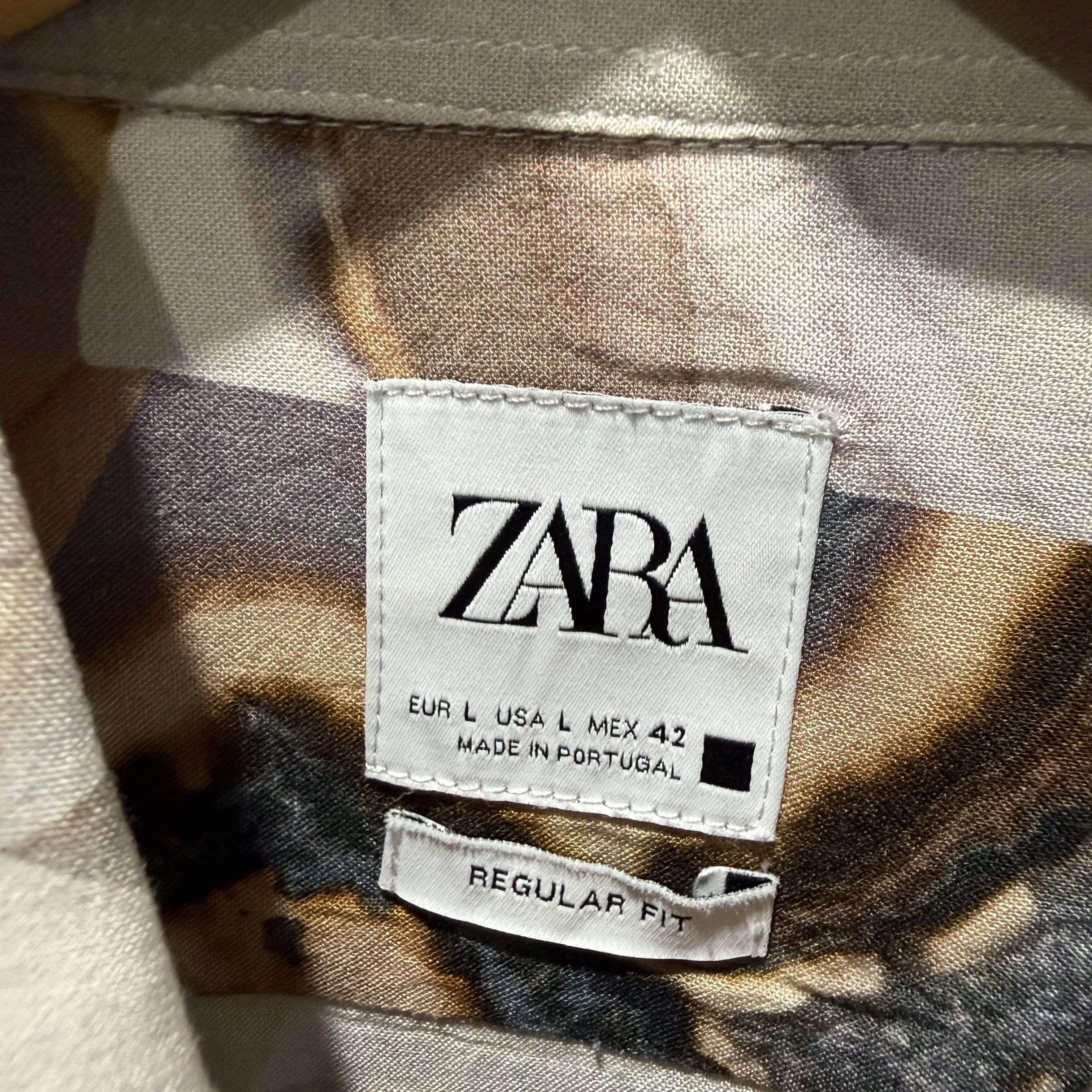Zara Zara Psychedelic Shirt Size US L / EU 52-54 / 3 - 6 Thumbnail