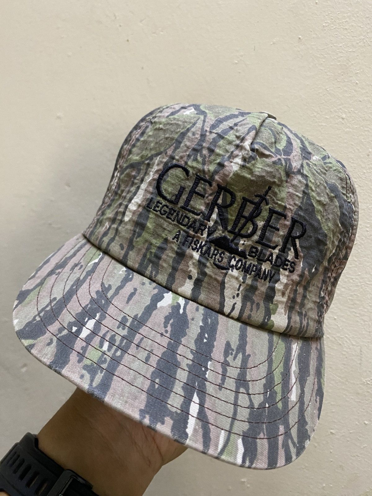 Vintage Vintage Gerber Blades Camo USA Cap Size ONE SIZE - 1 Thumbnail
