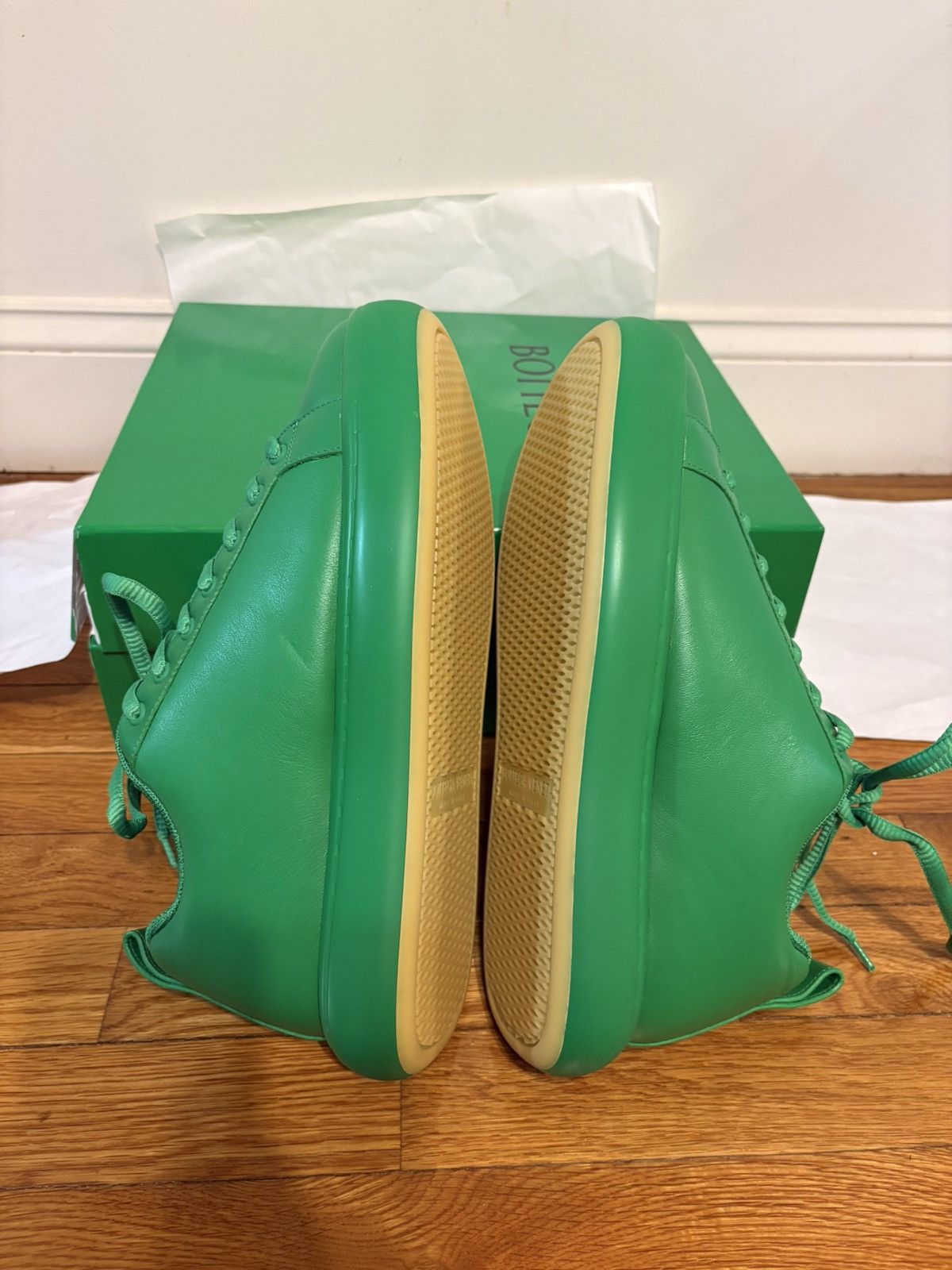 Bottega Veneta Bottega Green Pillow Sneaker Leather. Size US 10.5 / EU 43-44 - 8 Thumbnail