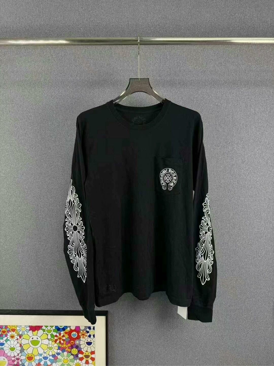 chrome hearts long sleeve cross shirt