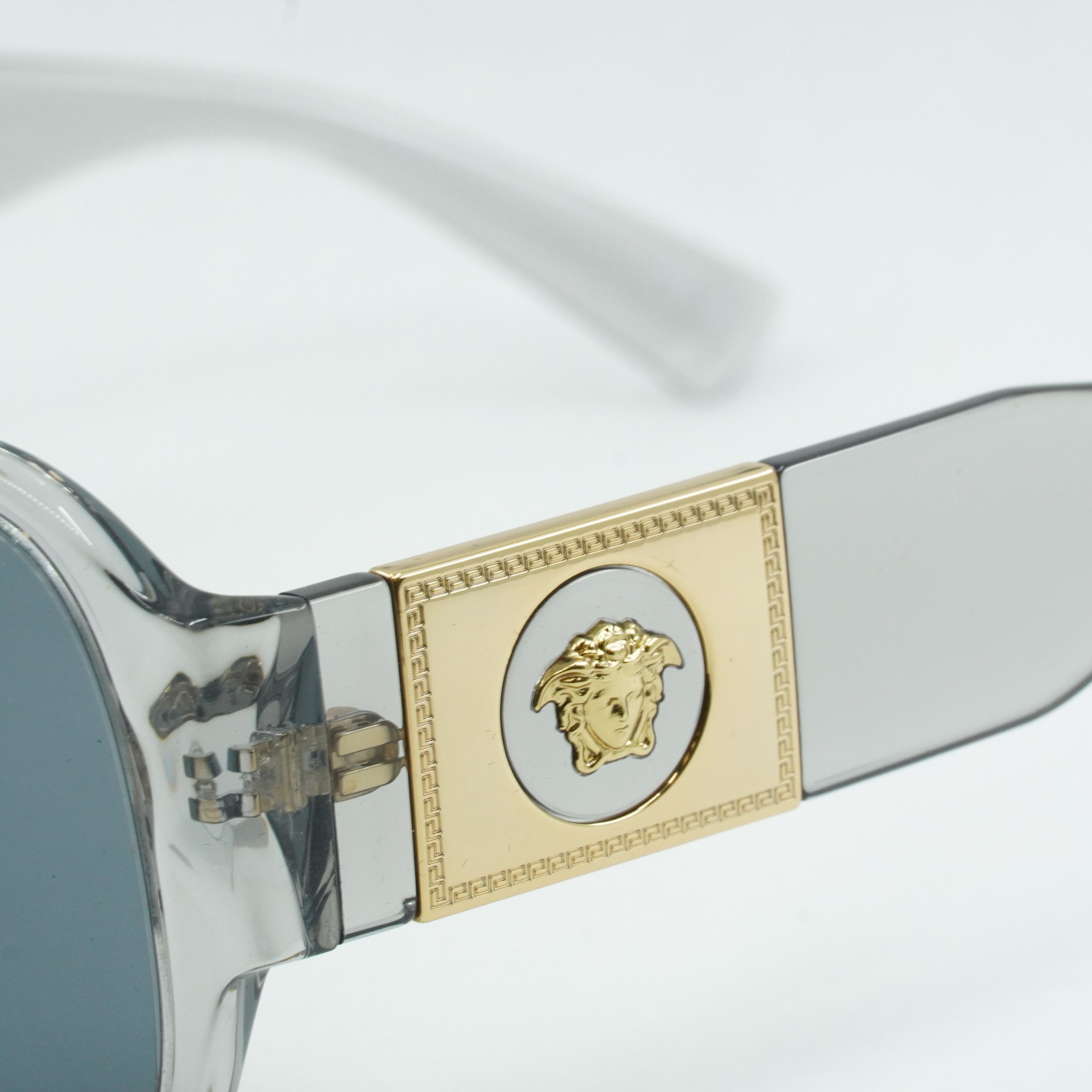 Versace Versace VE4436U 530580 Sunglasses Grey Aviator Frame Size ONE SIZE - 9 Thumbnail