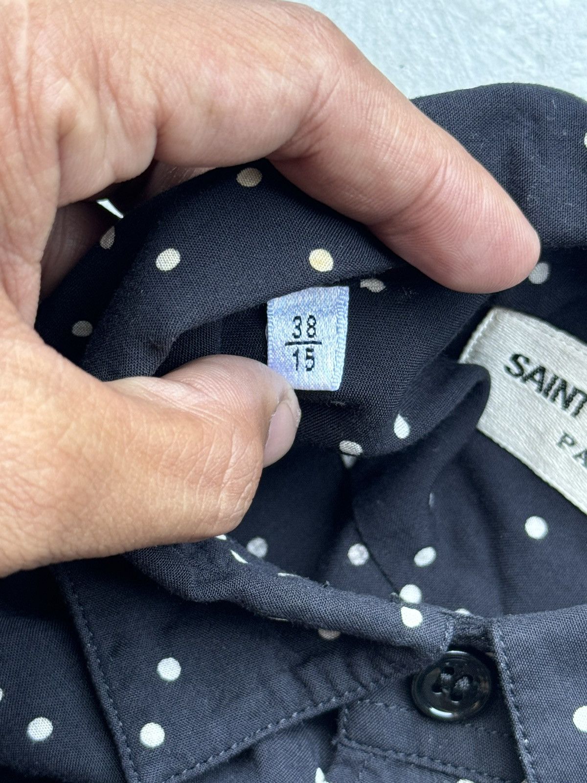 Saint Laurent Paris Saint Laurent Paris Polka dot shirt Size US S / EU 44-46 / 1 - 7 Thumbnail
