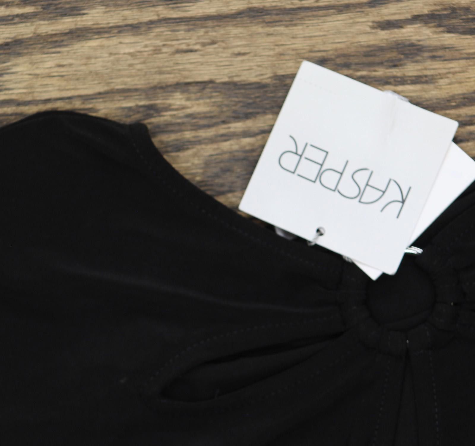 Other Kasper Keyhole Ring Short-sleeve Shirt Top 10924137 Black S Size S / US 4 / IT 40 - 4 Thumbnail