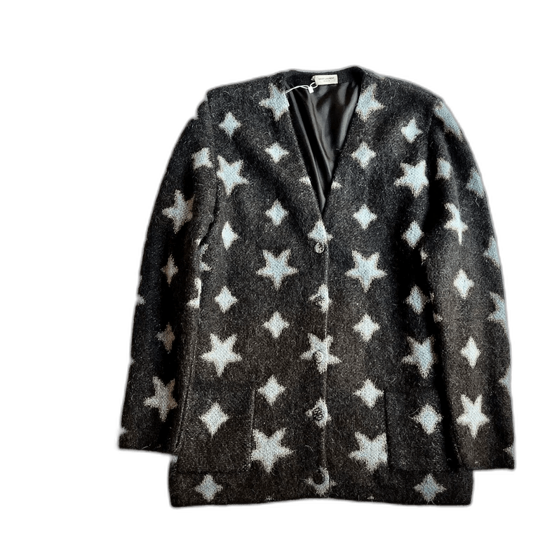 Saint Laurent Paris saint laurent star patterned cardigan, xl-2507 Size US XL / EU 56 / 4 - 1 Thumbnail