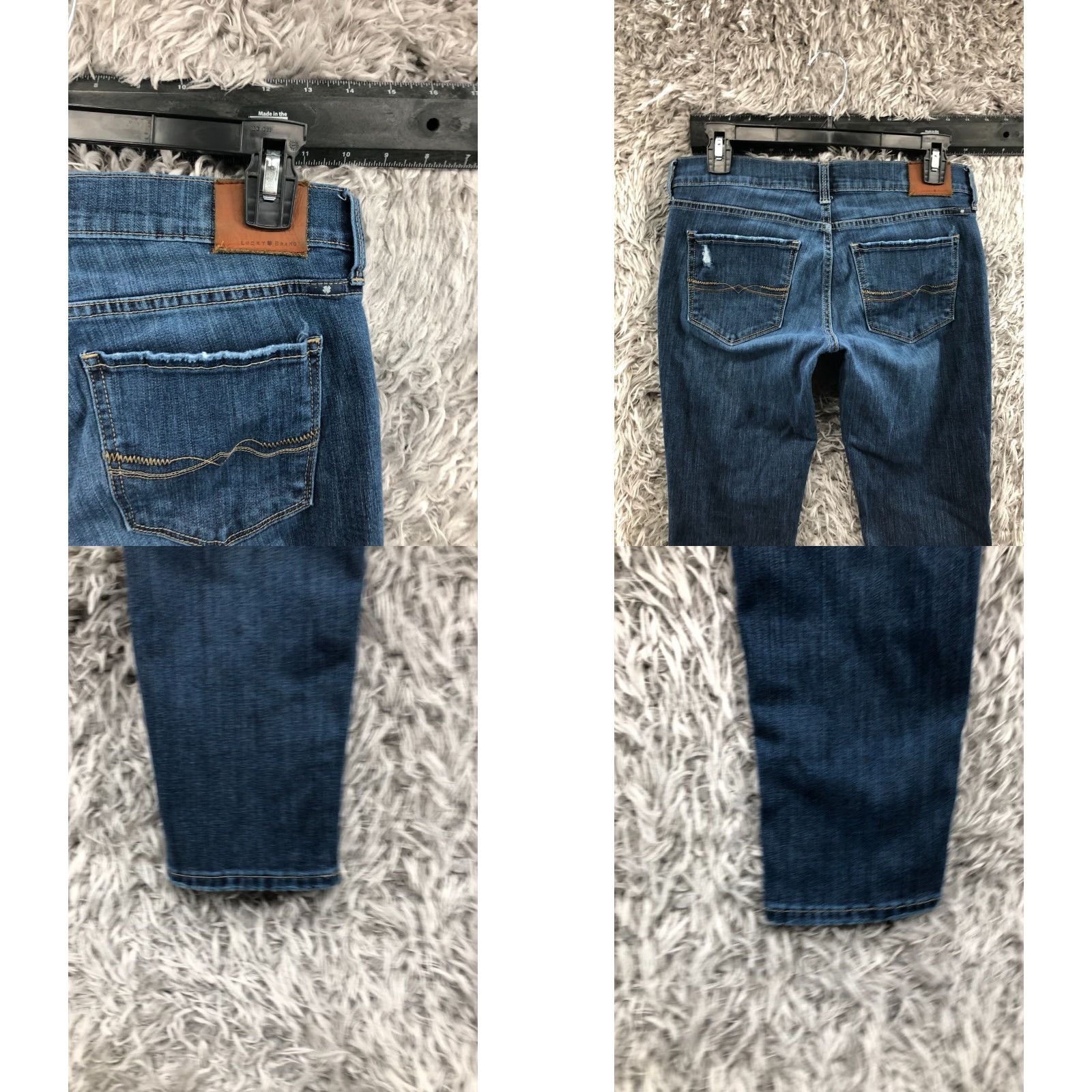Lucky Brand Lucky Brand Charlie Skinny Jeans Size 4 Womens Medium Wash Blue Shirt? Size 27" / US 4 / IT 40 - 8 Thumbnail