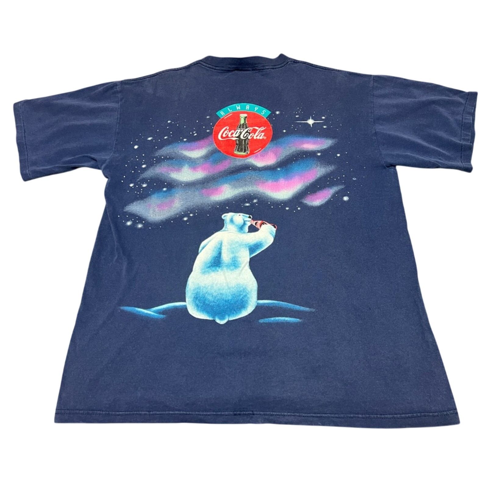 Coca Cola Coca Cola Polar Bear Shirt Coke XL 1994 Single Stitch USA Size US XL / EU 56 / 4 - 2 Thumbnail