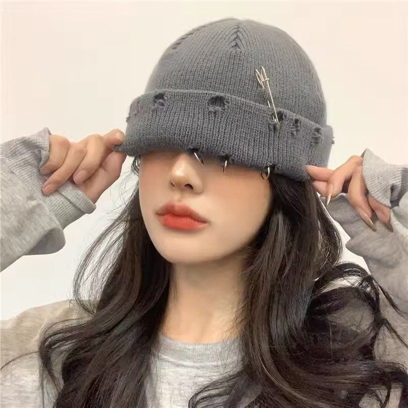 Other Distressed Orange Beanie Size ONE SIZE - 2 Thumbnail