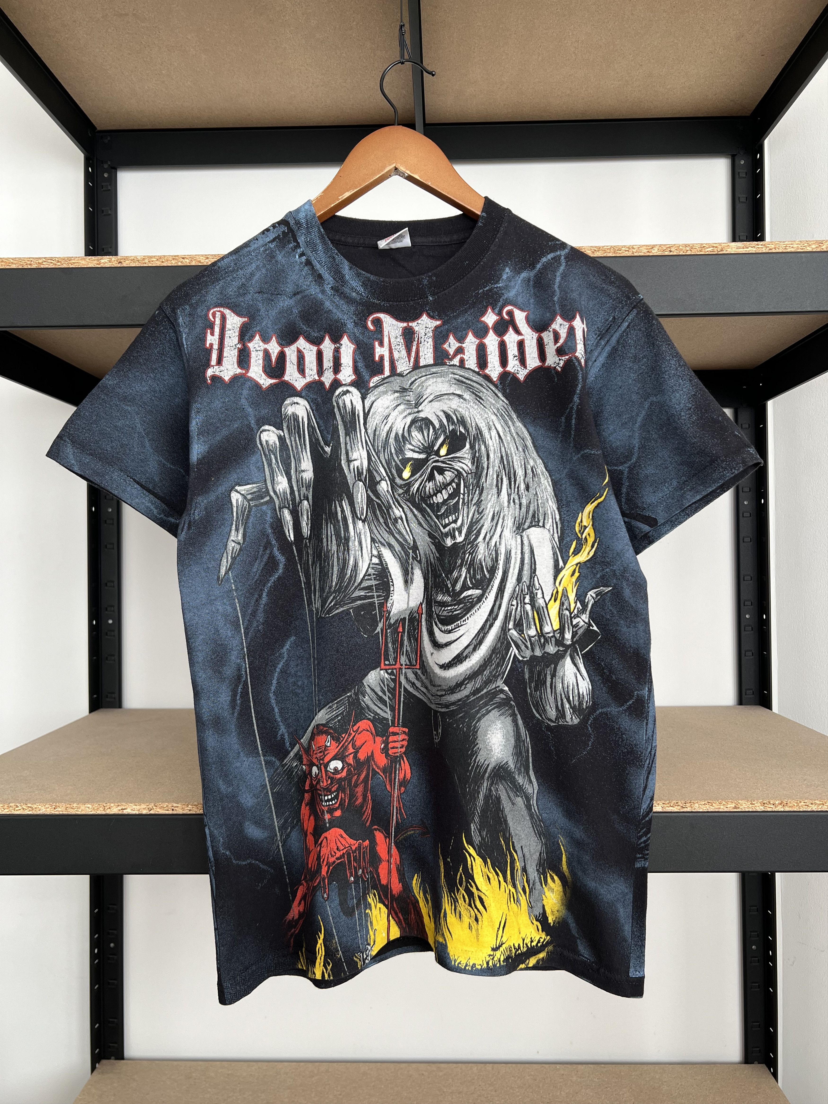 Band Tees Vintage 2010 Iron Maiden The Number of the Beast AOP T-shirt Size US M / EU 48-50 / 2 - 1 Thumbnail