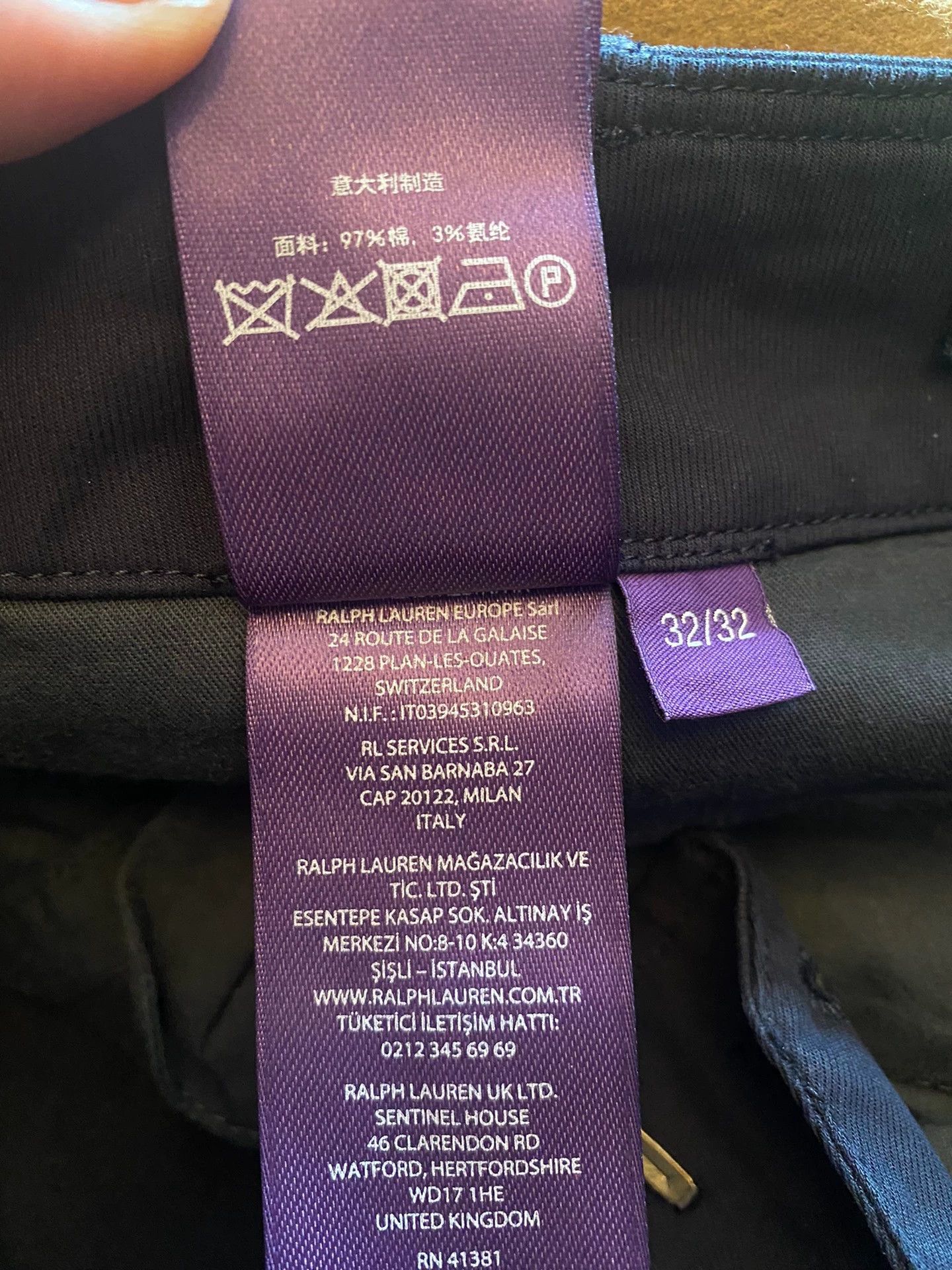 Polo Ralph Lauren Men's RRL Purple Label Italy Cargo Pants NWT 32/34 Size US 32 / EU 48 - 6 Thumbnail