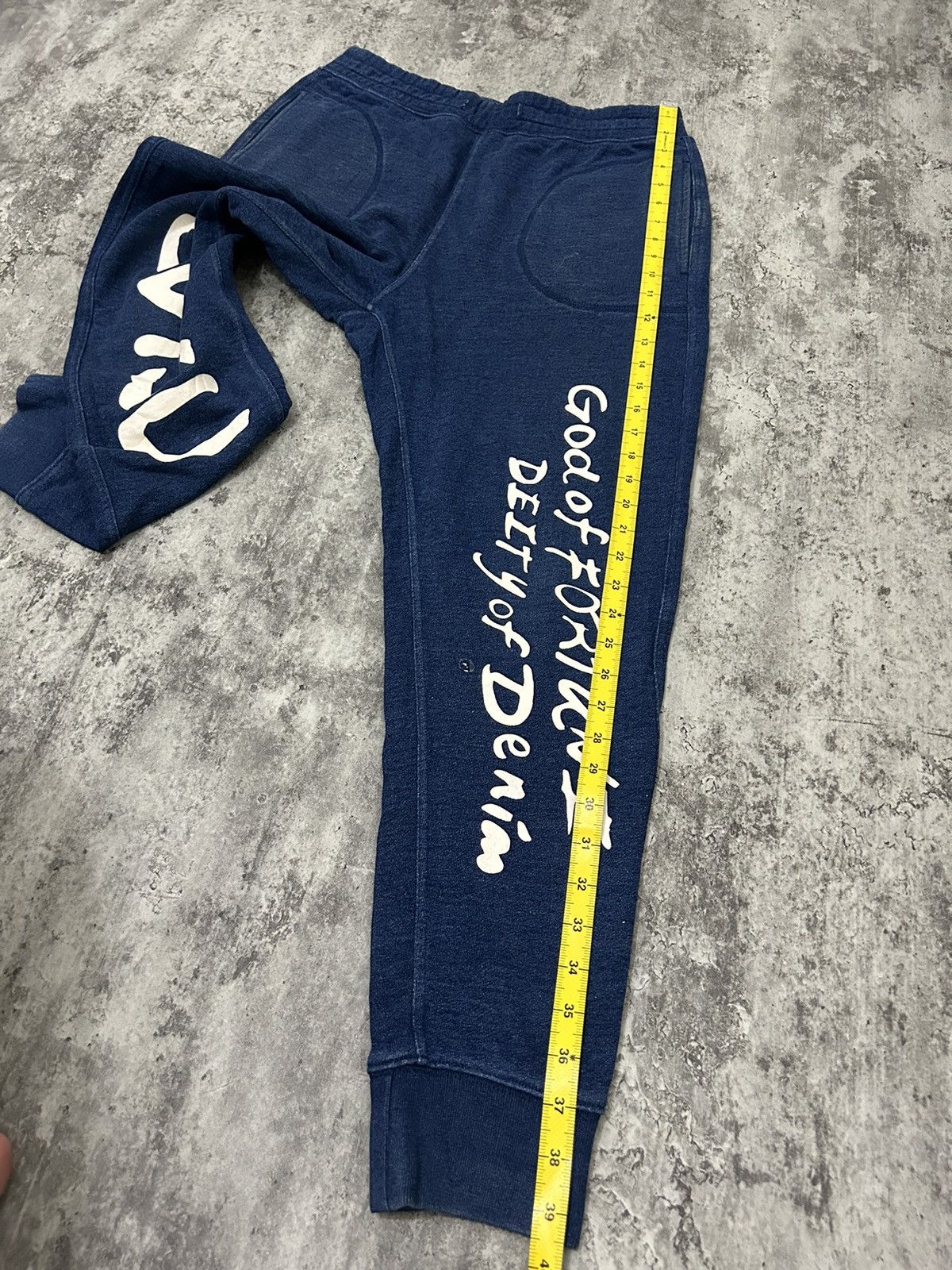 Evisu Evisu Custom Made God Of Fortune Jogger Pants Size US 32 / EU 48 - 24 Thumbnail