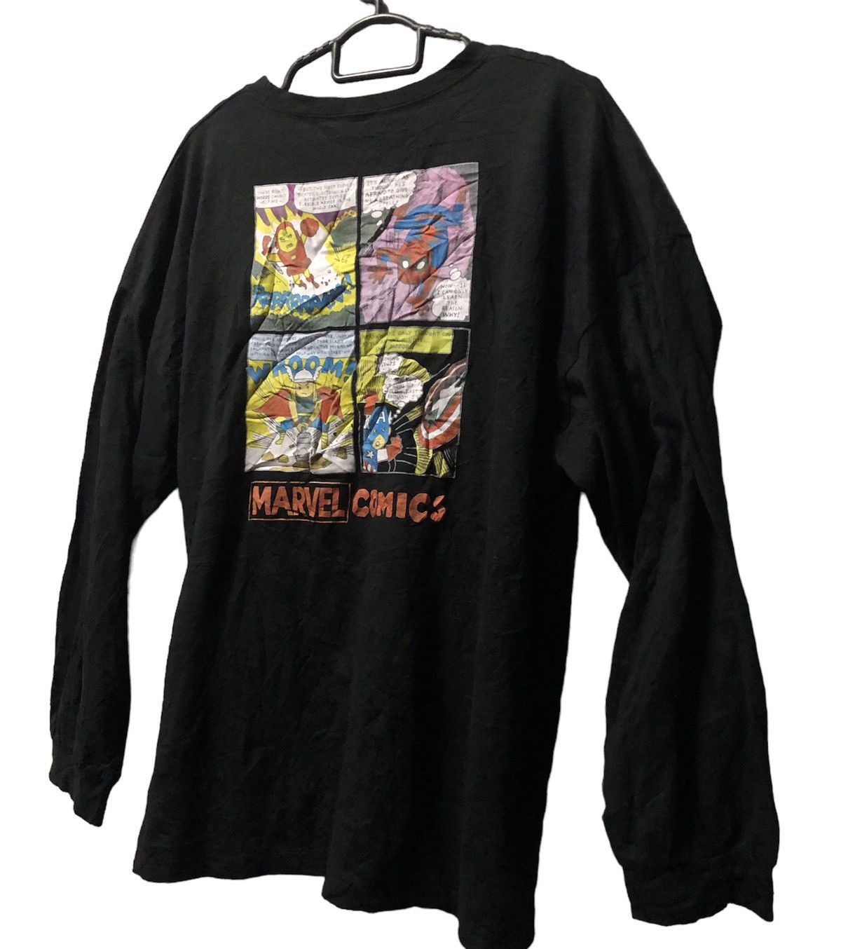 Anime × Cartoon Network × Japanese Brand Vintage Anima Marvel Comics Long Sleeve Tee Shirt Size US L / EU 52-54 / 3 - 22 Thumbnail