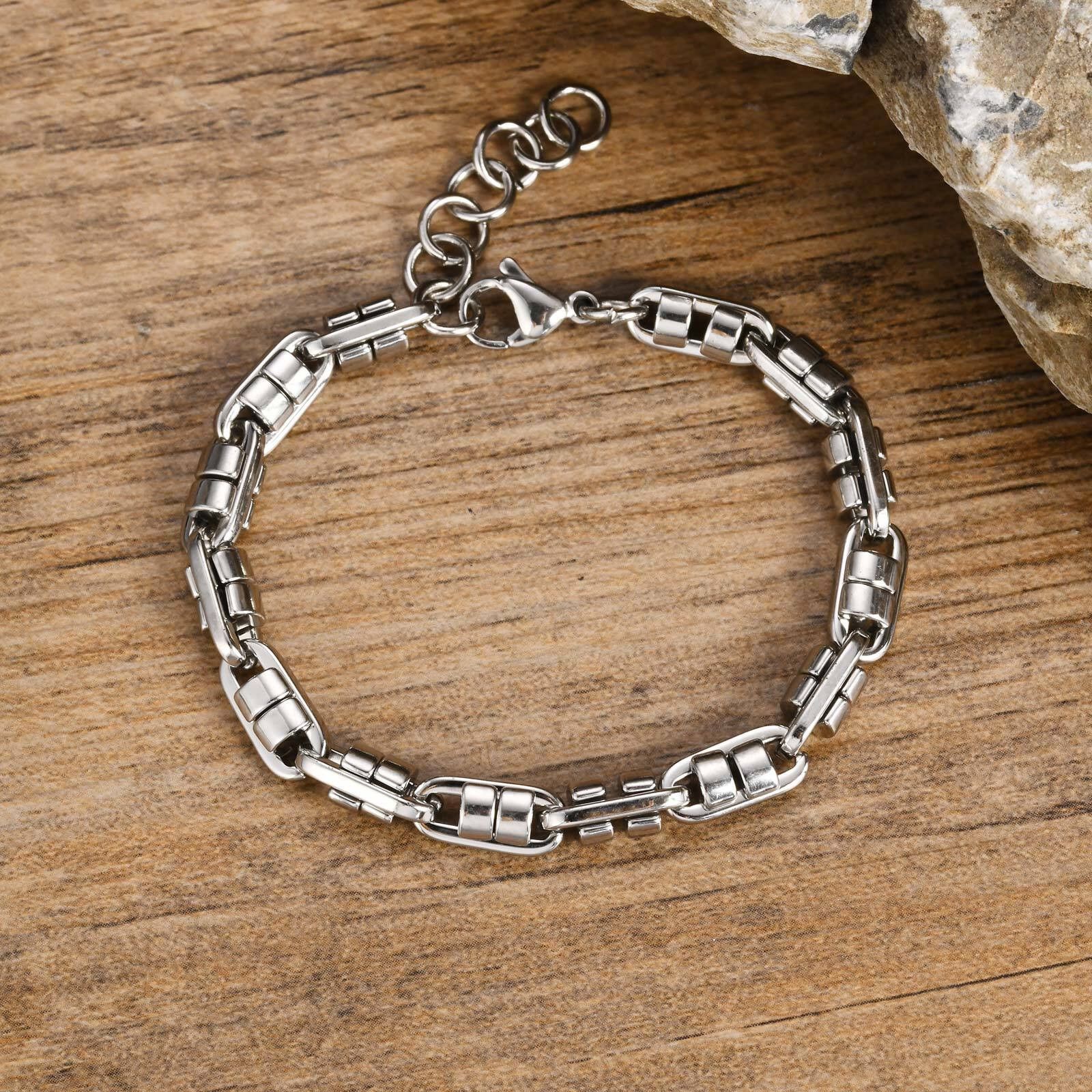 Other Chunky Link Chain Stainless Steel Bracelet Size ONE SIZE - 2 Thumbnail
