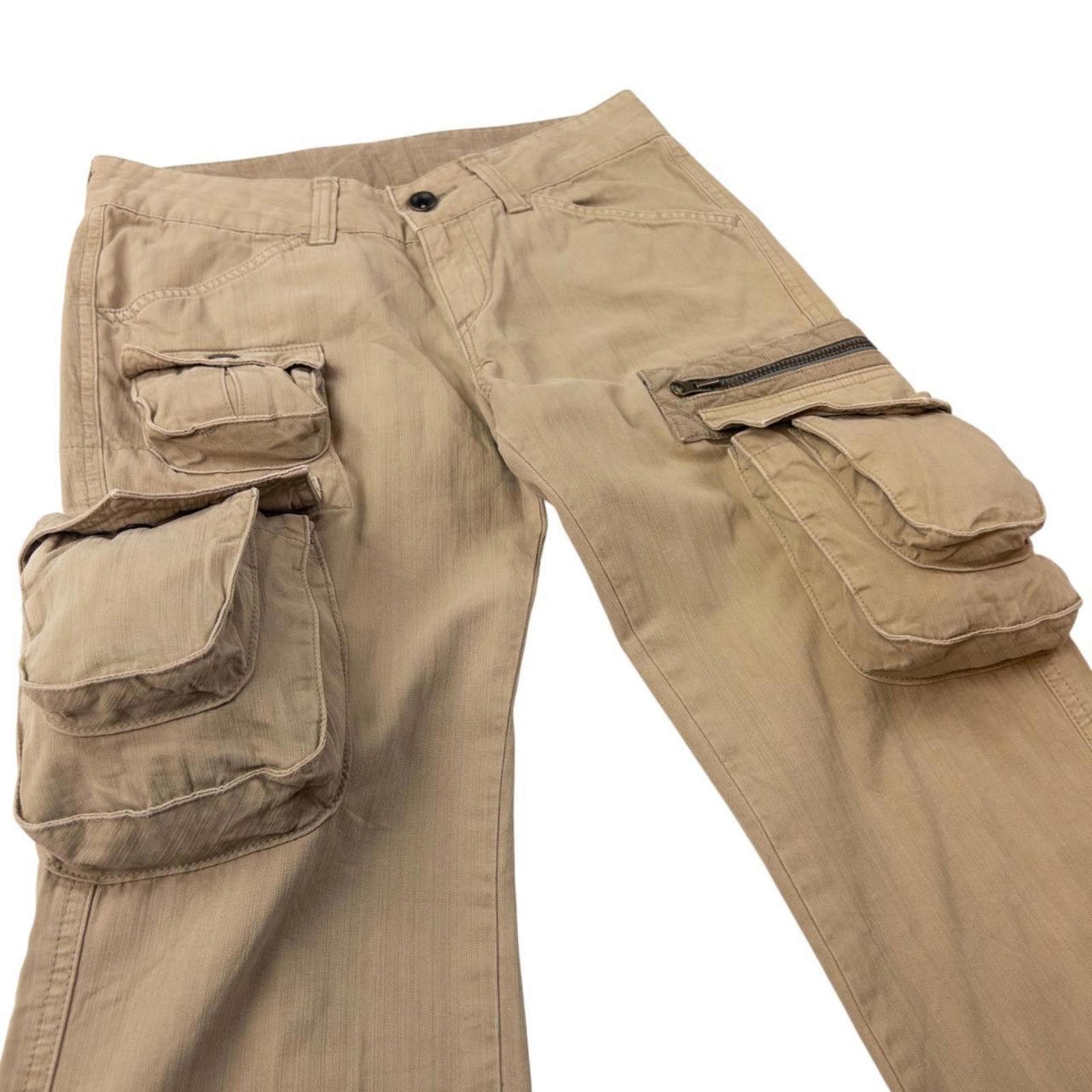 Other Vintage Et Boite Flared Cargo Trousers Size W28 Size US 28 / EU 44 - 6 Thumbnail