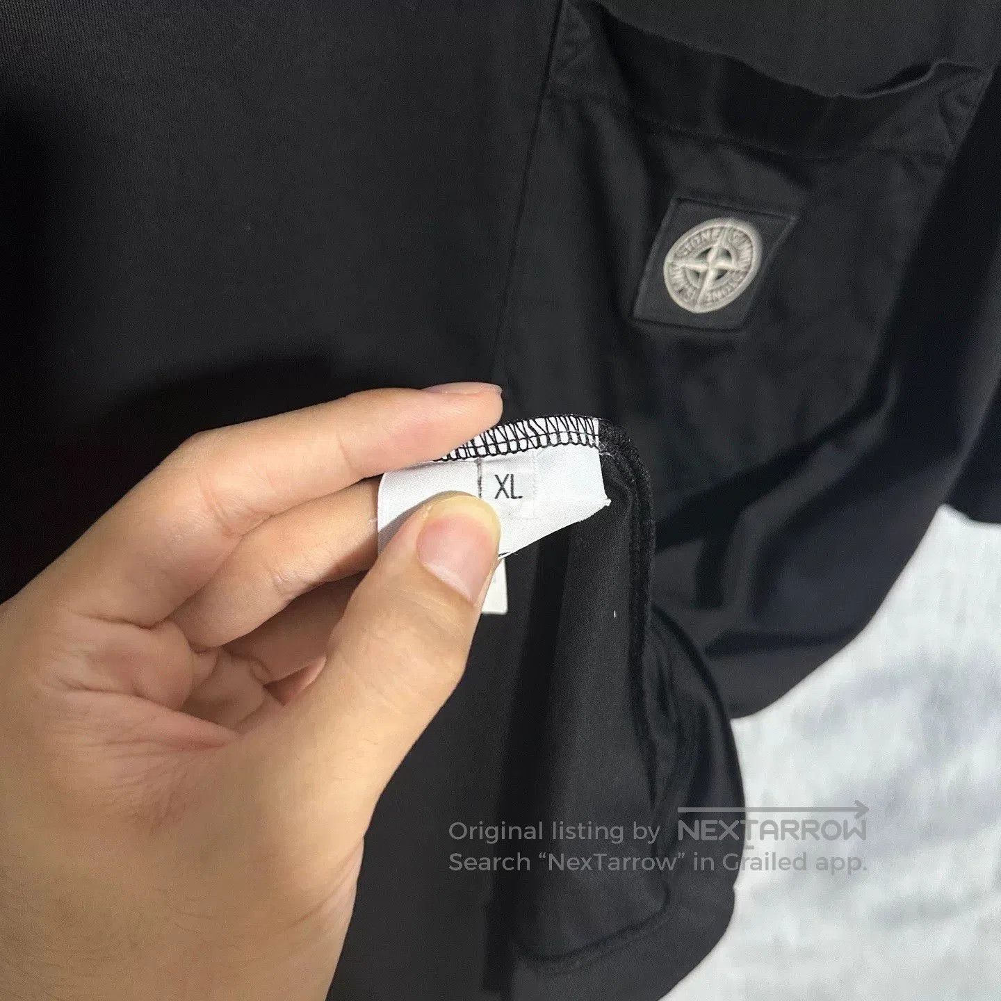 Stone Island Stone Island Black Short Sleeve T-Shirt XL. Size US XL / EU 56 / 4 - 5 Thumbnail