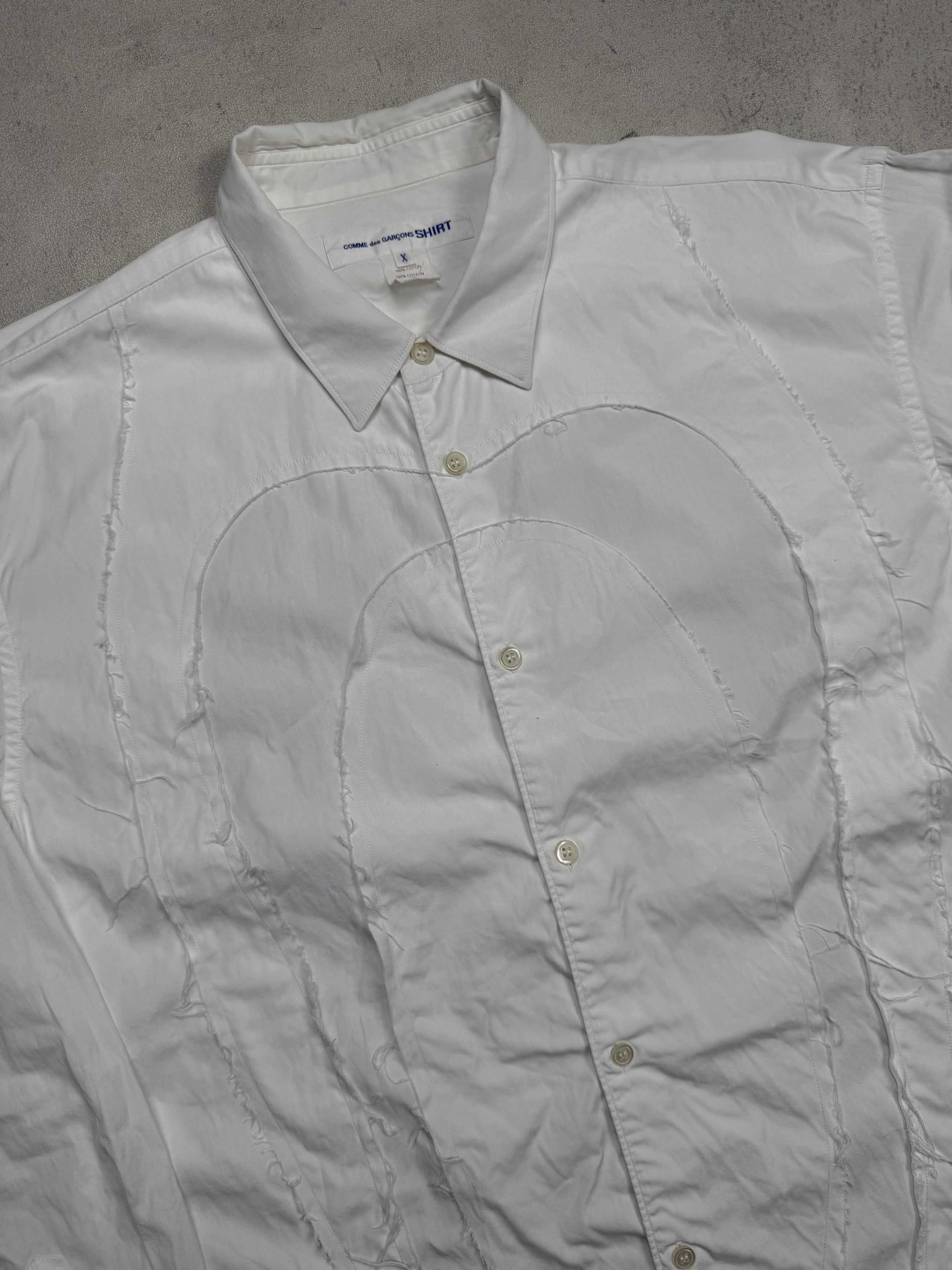 Comme des Garcons Comme Des Garcons Deconstructed Stitch Button Up Shirt Size US L / EU 52-54 / 3 - 4 Thumbnail