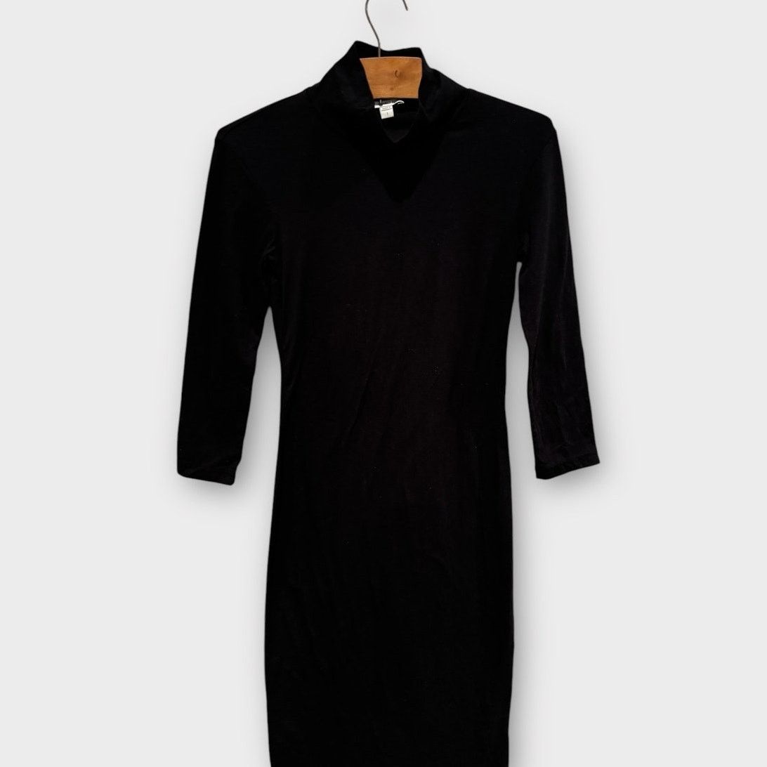 James Perse James Perse Turtleneck Long Sleeve Dress Size 1 Size S / US 4 / IT 40 - 3 Thumbnail