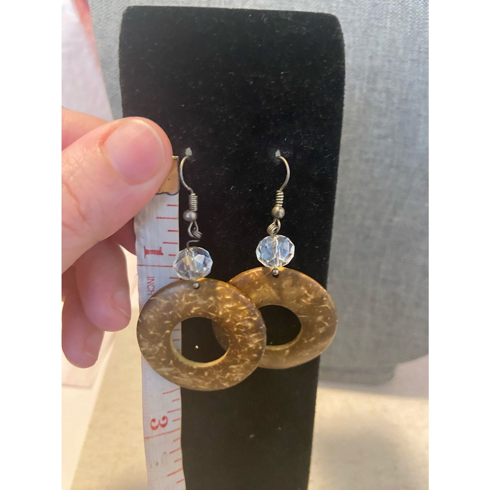Handmade soapstone earrings Size ONE SIZE - 3 Thumbnail