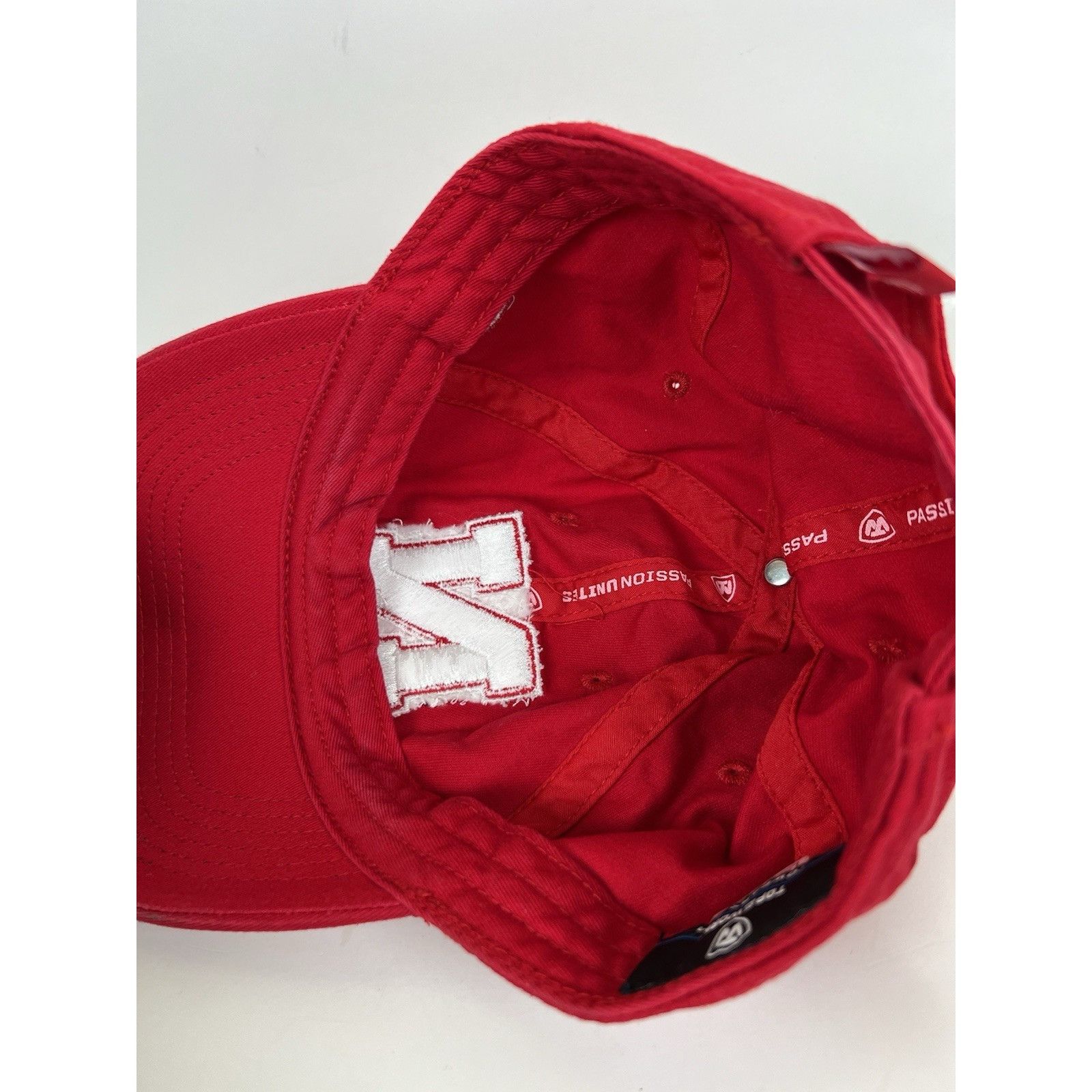 Top Of The World Nebraska Cornhuskers Strapback Hat Cap Red Top Of The Works Size ONE SIZE - 10 Thumbnail