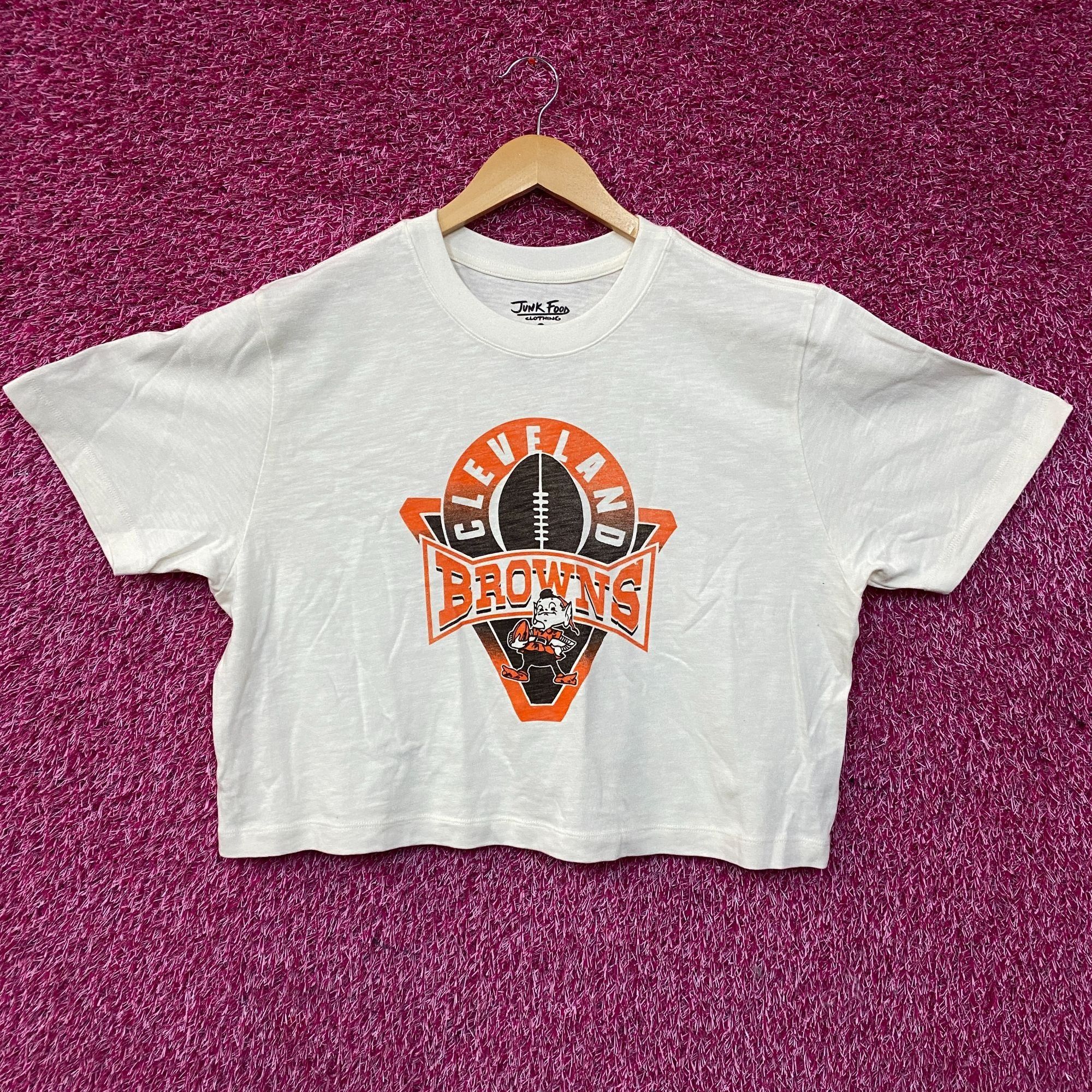 Junk Food Junk Food Clothing Women's NFL Cleveland Browns Mock Neck Cr Size XL / US 12-14 / IT 48-50 - 1 Thumbnail
