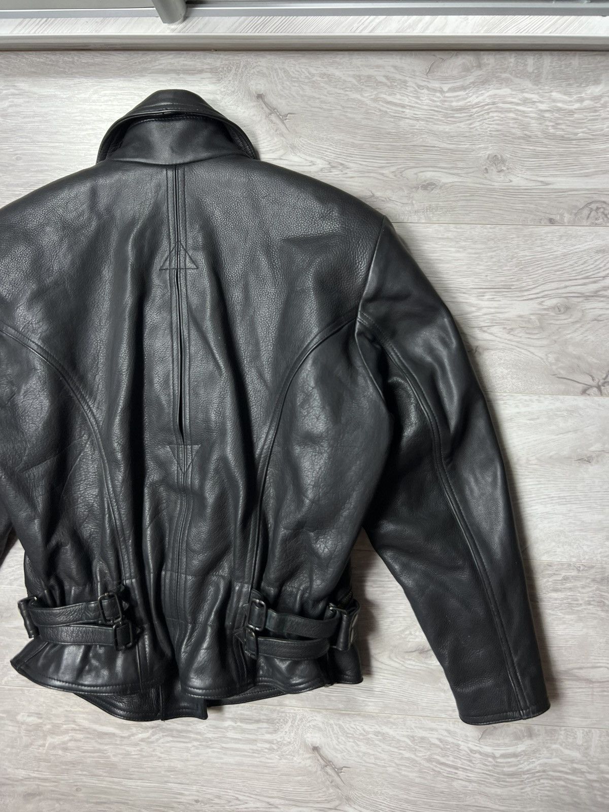 Genuine Leather Vintage Belo Heavyweight Biker Leather Jacket Rock Punk Size US M / EU 48-50 / 2 - 17 Thumbnail