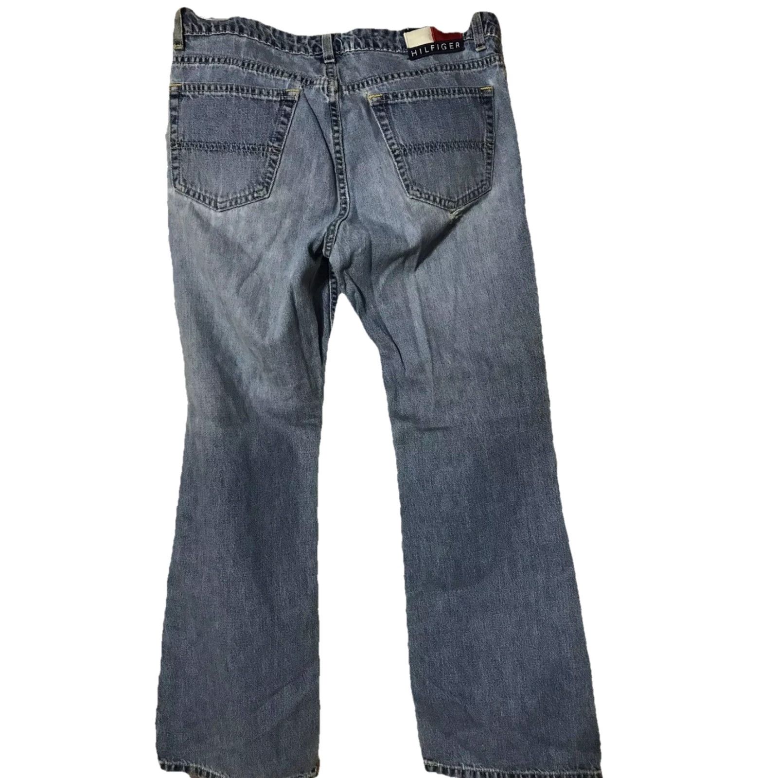 Tommy Hilfiger VINTAGE Tommy Hilfiger Bootcut Jeans Women’s Size 9 Light Wash 90s Blue Size 30" / US 8 / IT 44 - 2 Thumbnail