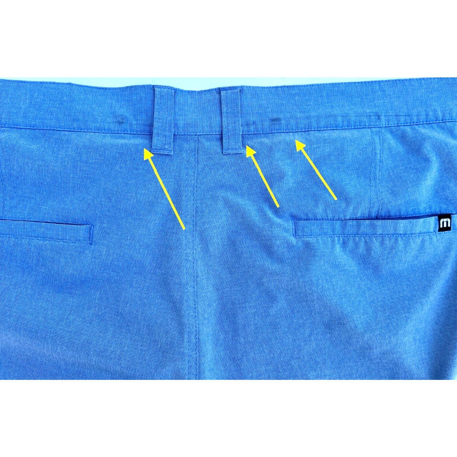 TravisMathew Travis Mathew Men's Shorts Sz 40 Blue Flat Front Pockets Lightweight Chino Regular 40 Waist Outdoor Preppy Sports Size US 40 / EU 56 - 7 Thumbnail