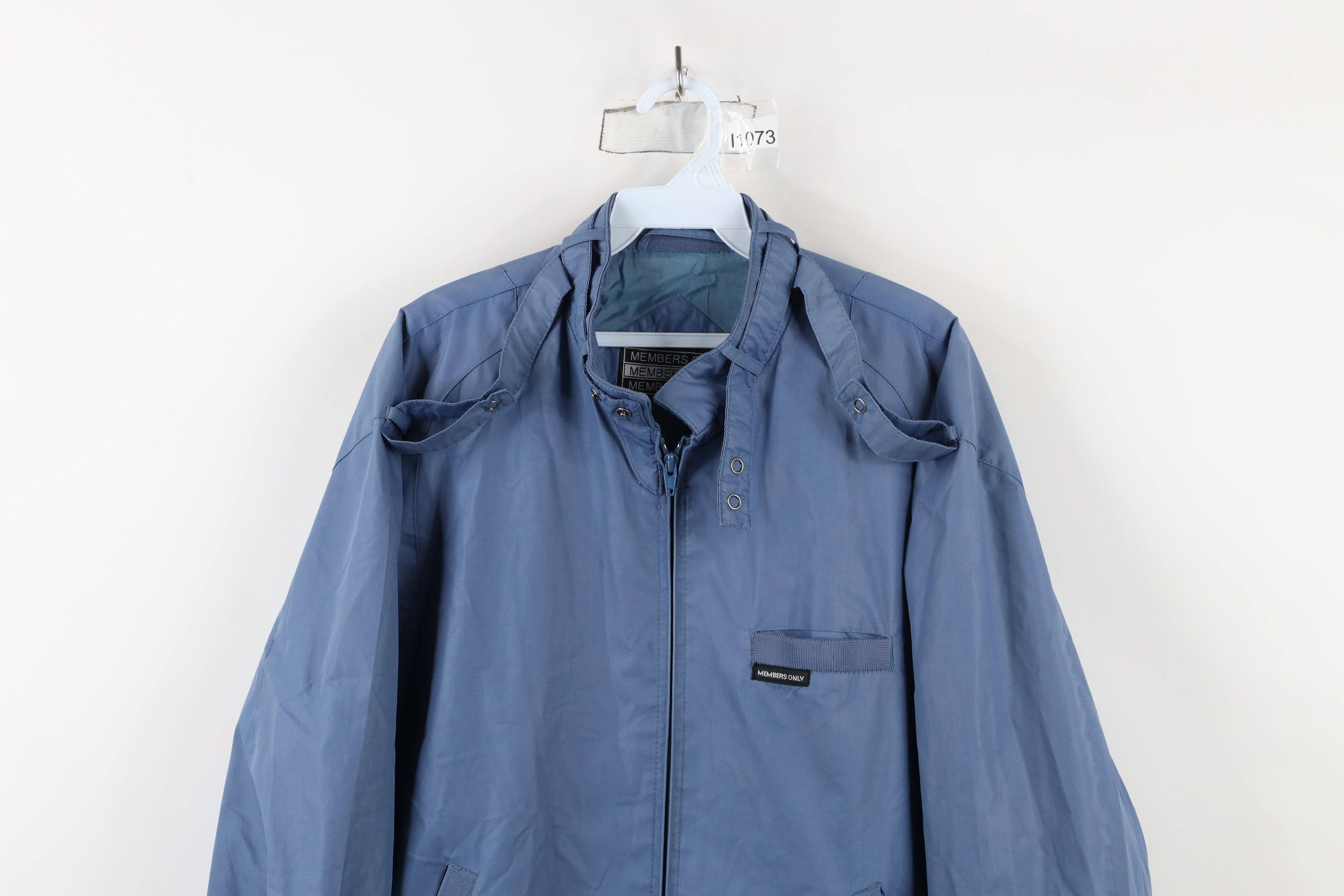 Vintage Vintage 80s 90s Members Only Cafe Racer Bomber Jacket Blue Size US XL / EU 56 / 4 - 2 Thumbnail