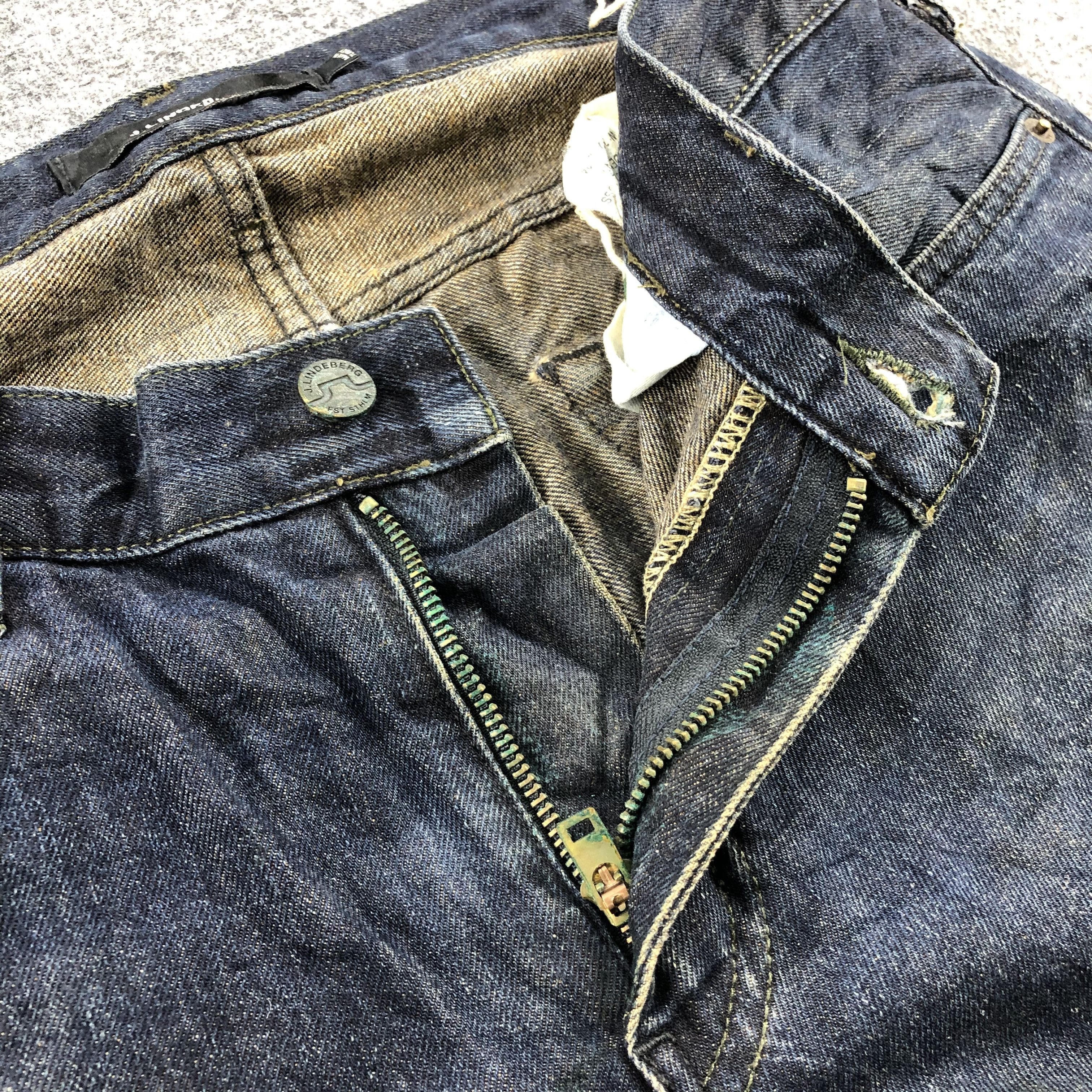 J.Lindeberg Faded Vintage J.Lindeberg Jeans Dark Wash Denim-J1007 Size US 33 - 7 Thumbnail