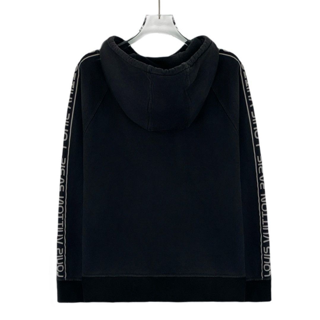 Louis Vuitton Louis Vuitton Letter Printed Hooded Sweatshirt K26WX Size US M / EU 48-50 / 2 - 2 Thumbnail
