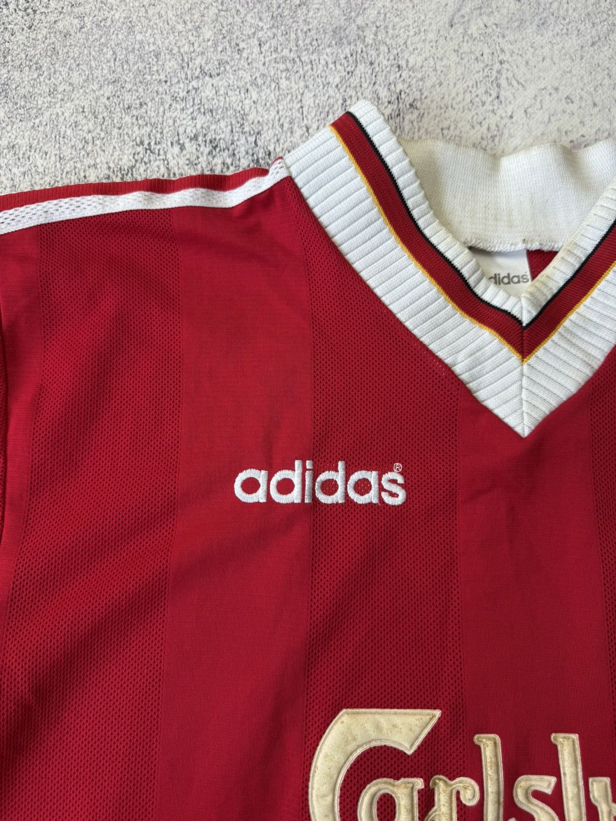 Adidas Liverpool Home Football Shirt 1995/96 Vintage XL Adidas Size US XL / EU 56 / 4 - 11 Thumbnail
