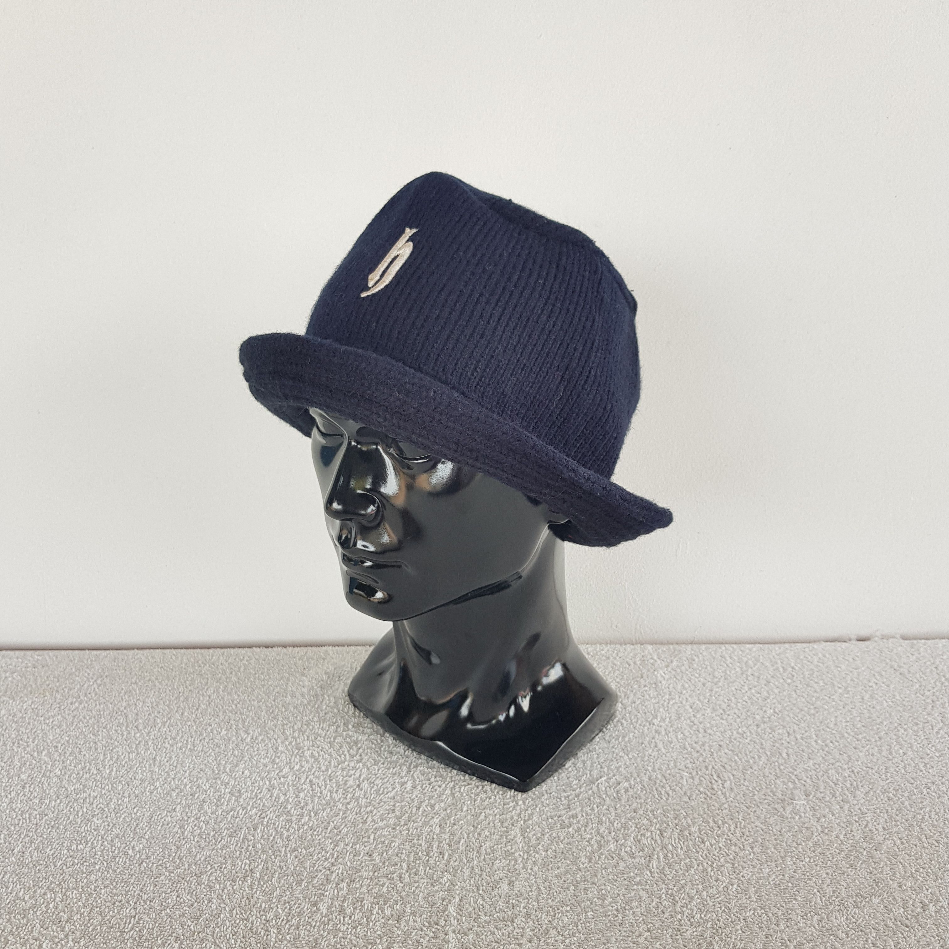 Japanese Brand Vintage DJ Honda Beanie Caps Fair Isle Ribbed Knit Hats. Size ONE SIZE - 1 Thumbnail