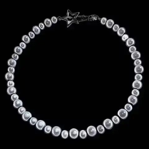 Other Reflective Beads Chains Choker Star Necklaces Size ONE SIZE - 3 Thumbnail
