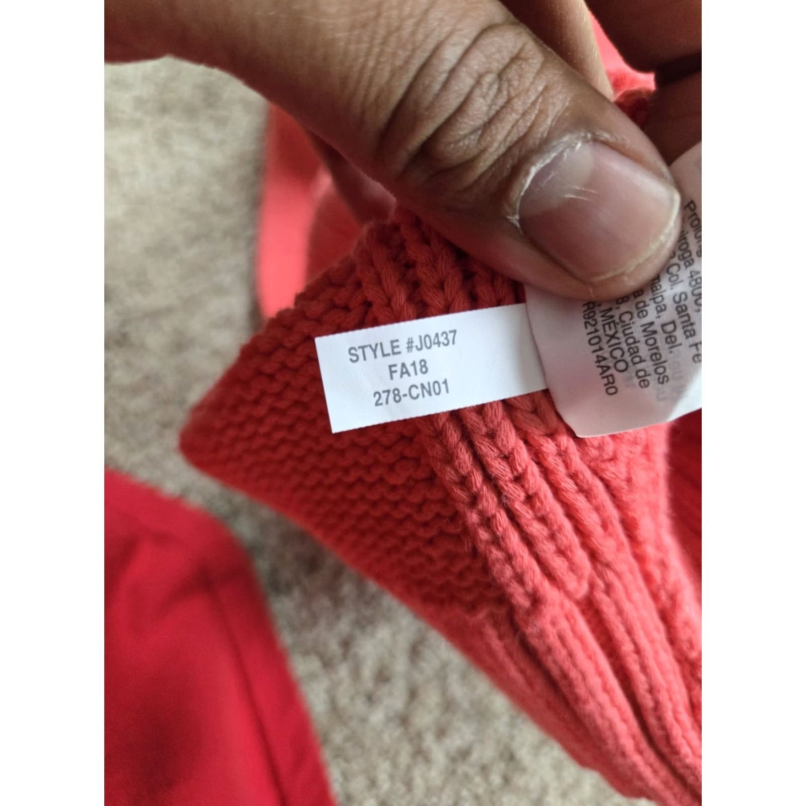 J.Crew J.Crew Sweater Womens M Pink Cotton Turtleneck Pullover Long Sleeve Size M / US 6-8 / IT 42-44 - 6 Thumbnail