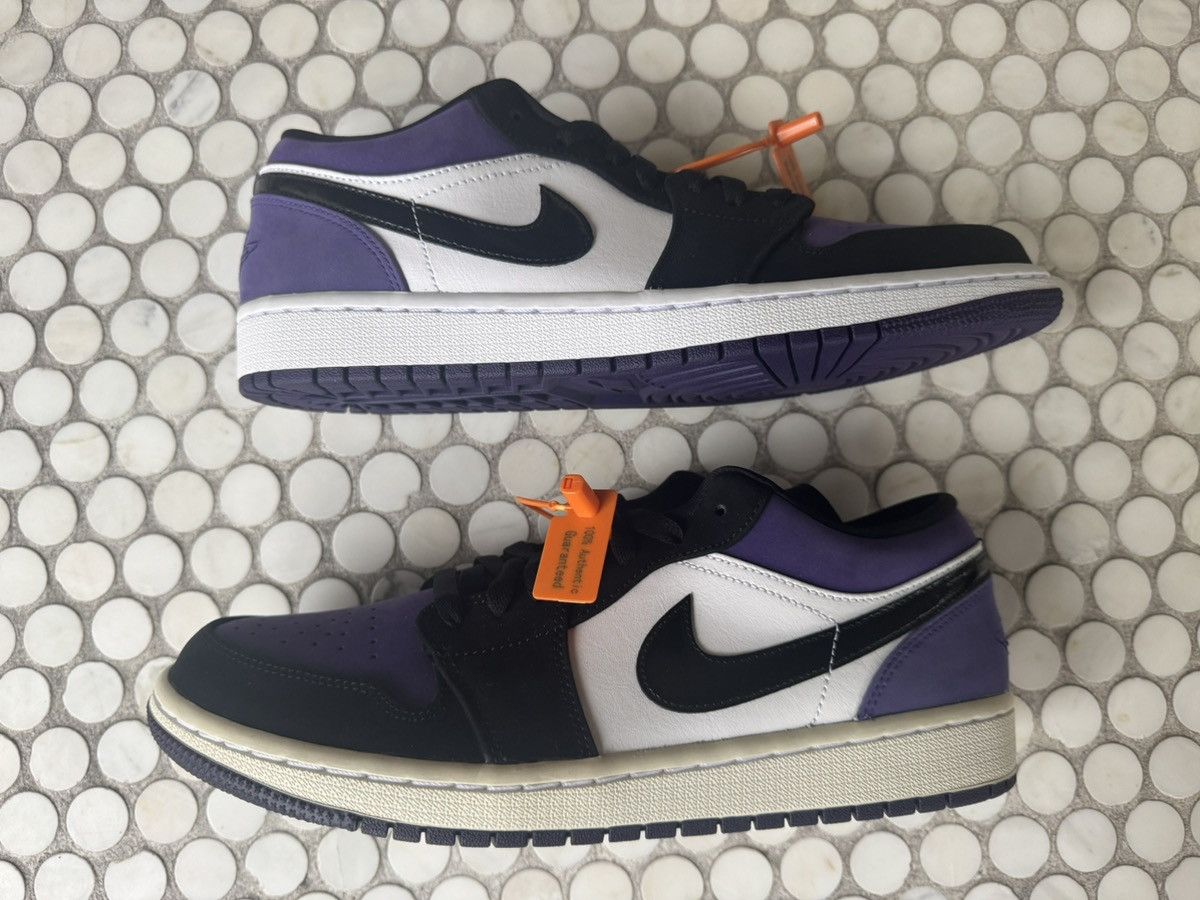 Jordan Brand Mismatched Sizes 10 Left 9.5 Right Jordan 1 Low Court Purple Size US 9.5 / EU 42-43 - 1 Thumbnail