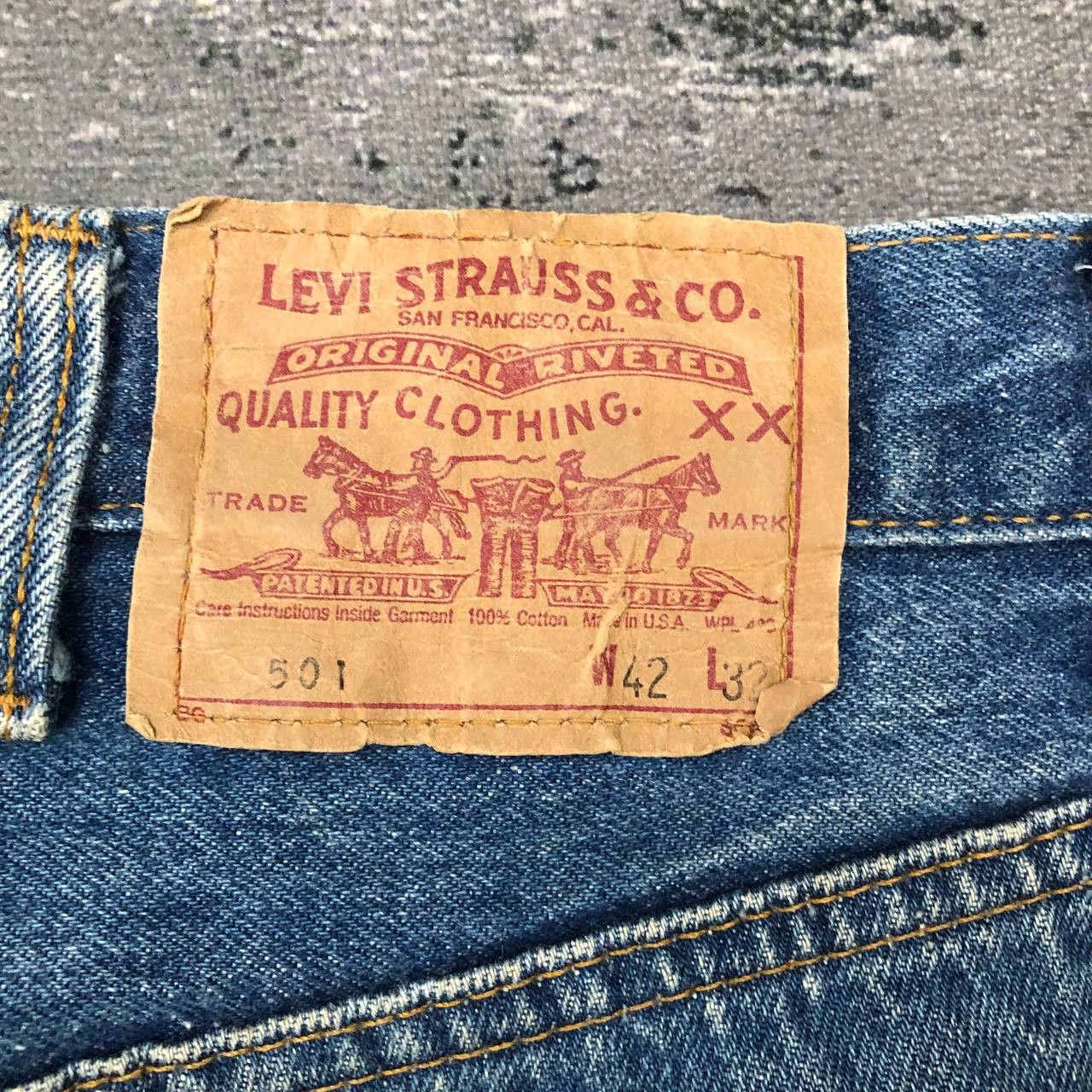 Levi's P778 VTG 501 made in usa LEVI'S JEANS RIPPED Size US 38 / EU 54 - 4 Thumbnail