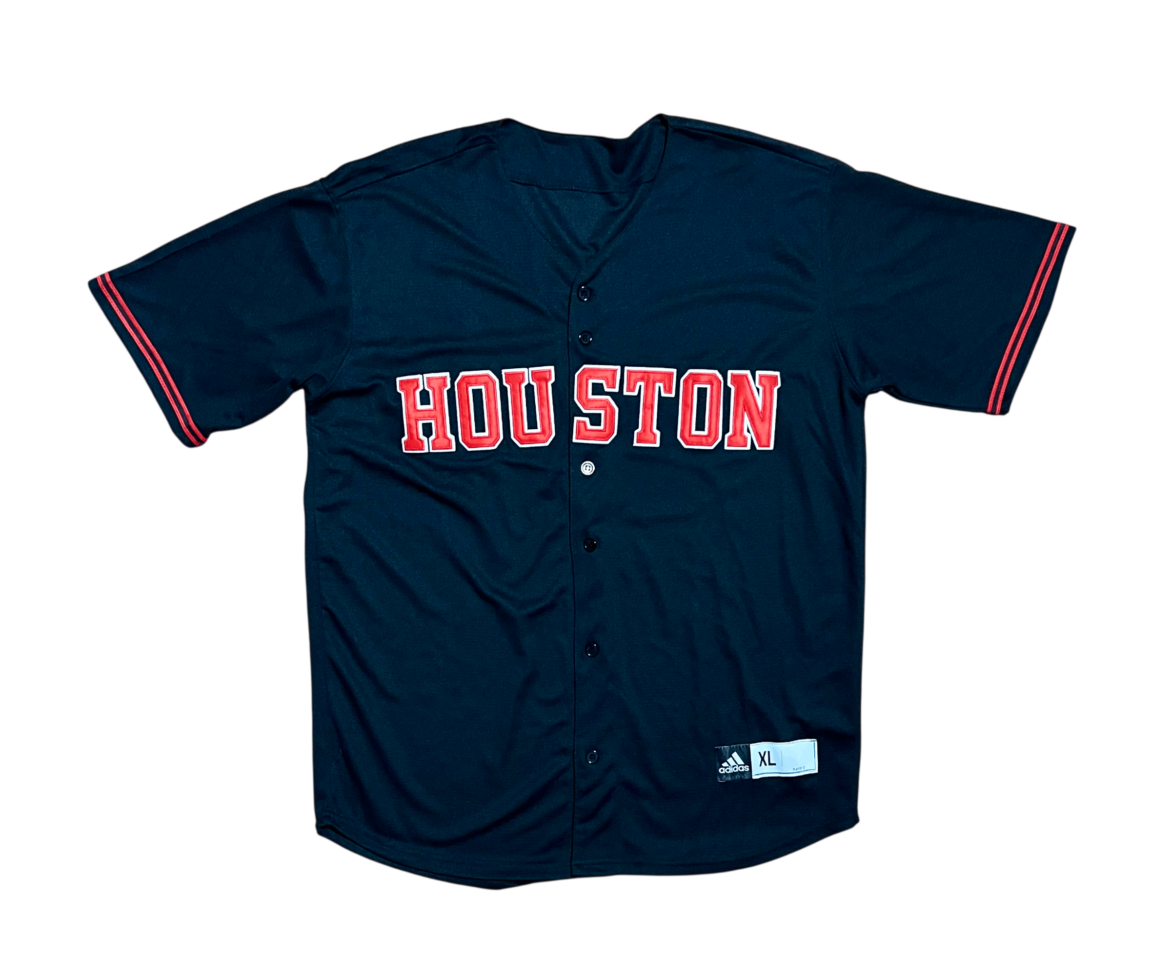 Adidas Houston Astros Adidas Y2K Vintage Black MLB Button Up Jersey Size US XL / EU 56 / 4 - 1 Thumbnail