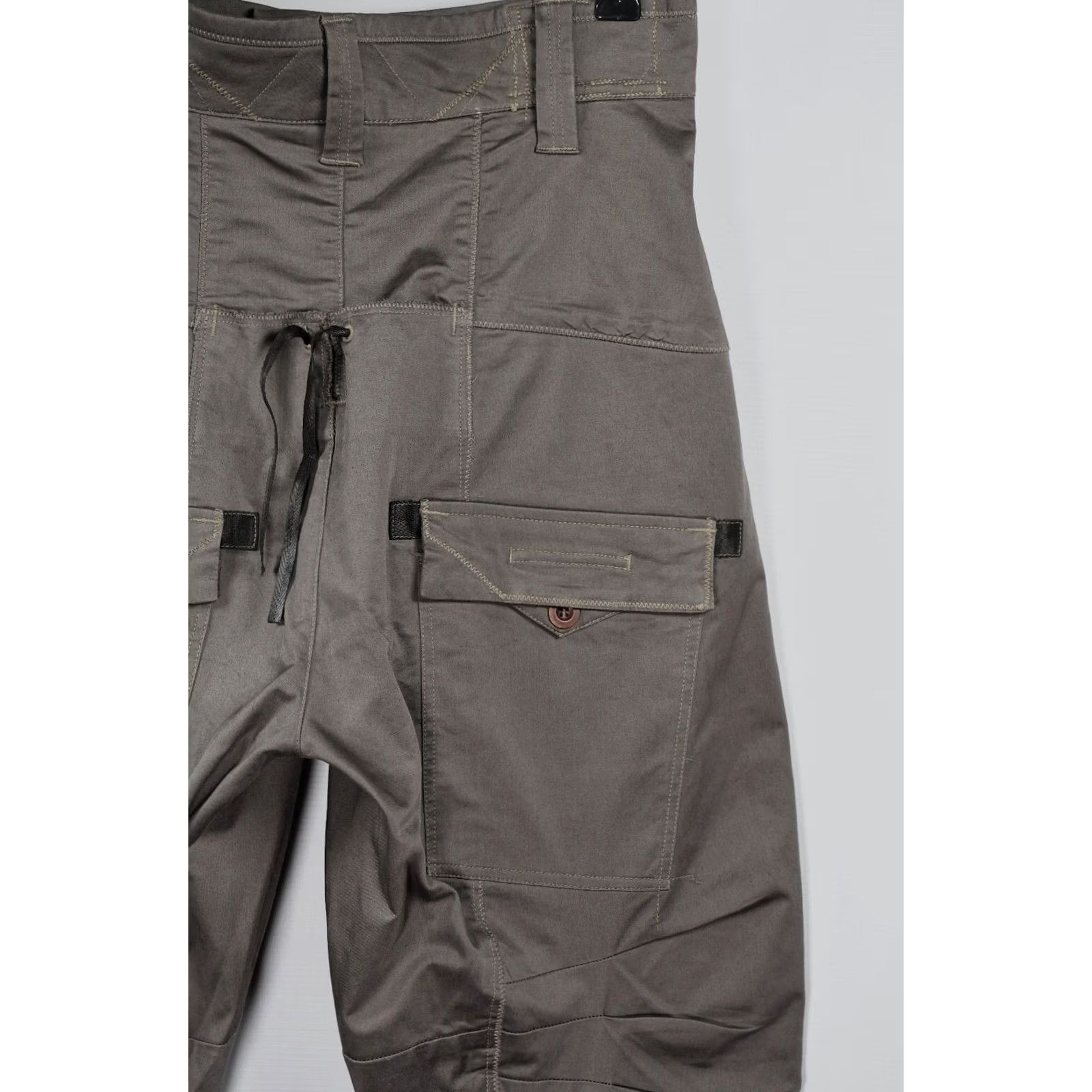 Vintage Marithe Francois Girbaud Parachute Pants size 30 - Women, Pants, Brown, 95% Cotton 5% Elastane, Vintage: No Size 30" / US 8 / IT 44 - 7 Thumbnail